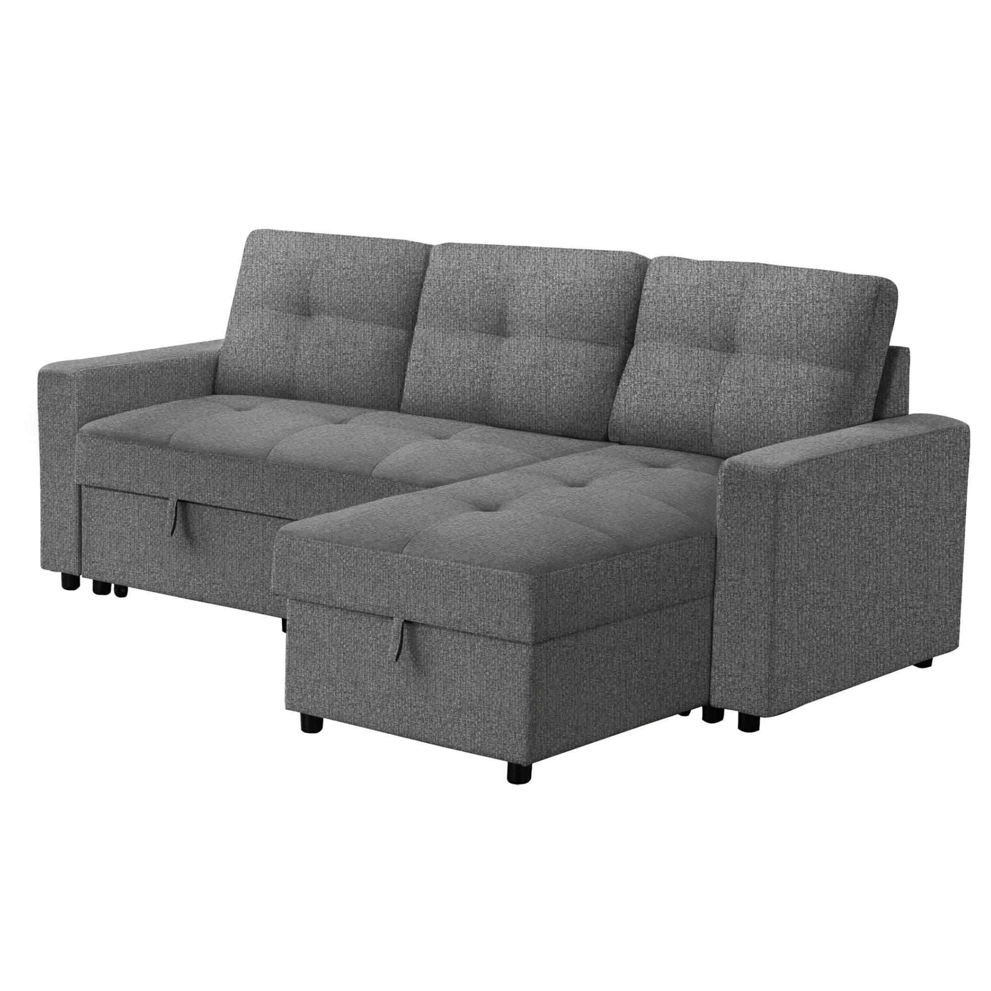 Sofa Sleeper with Reversable Storage Lounger Grey | CastleUp Experience Centre Online Furniture