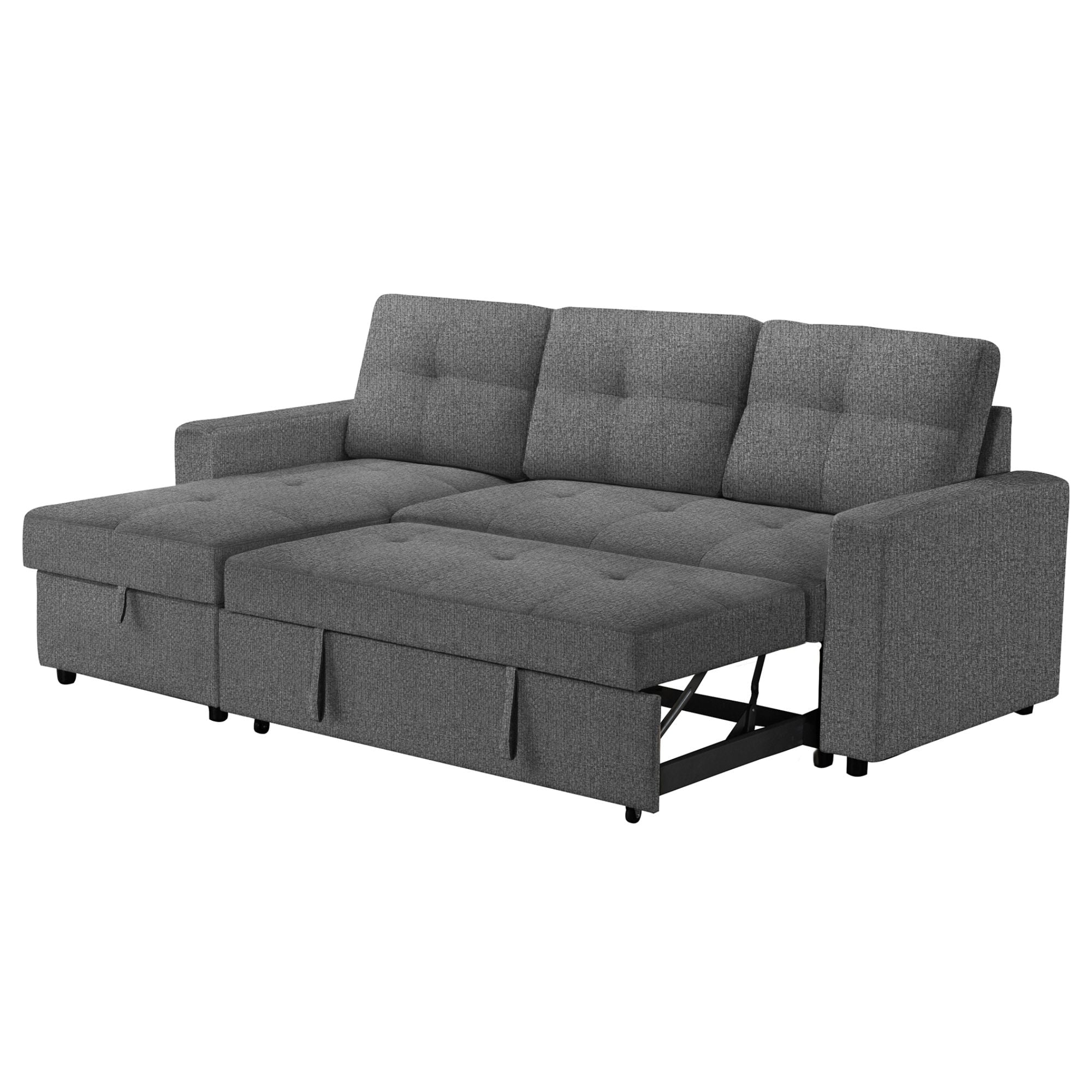 Sofa Sleeper with Reversable Storage Lounger Grey | CastleUp Experience Centre Online Furniture