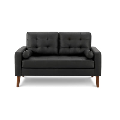 Monroe Sofa Set Black PU | CastleUp Experience Centre Online Furniture