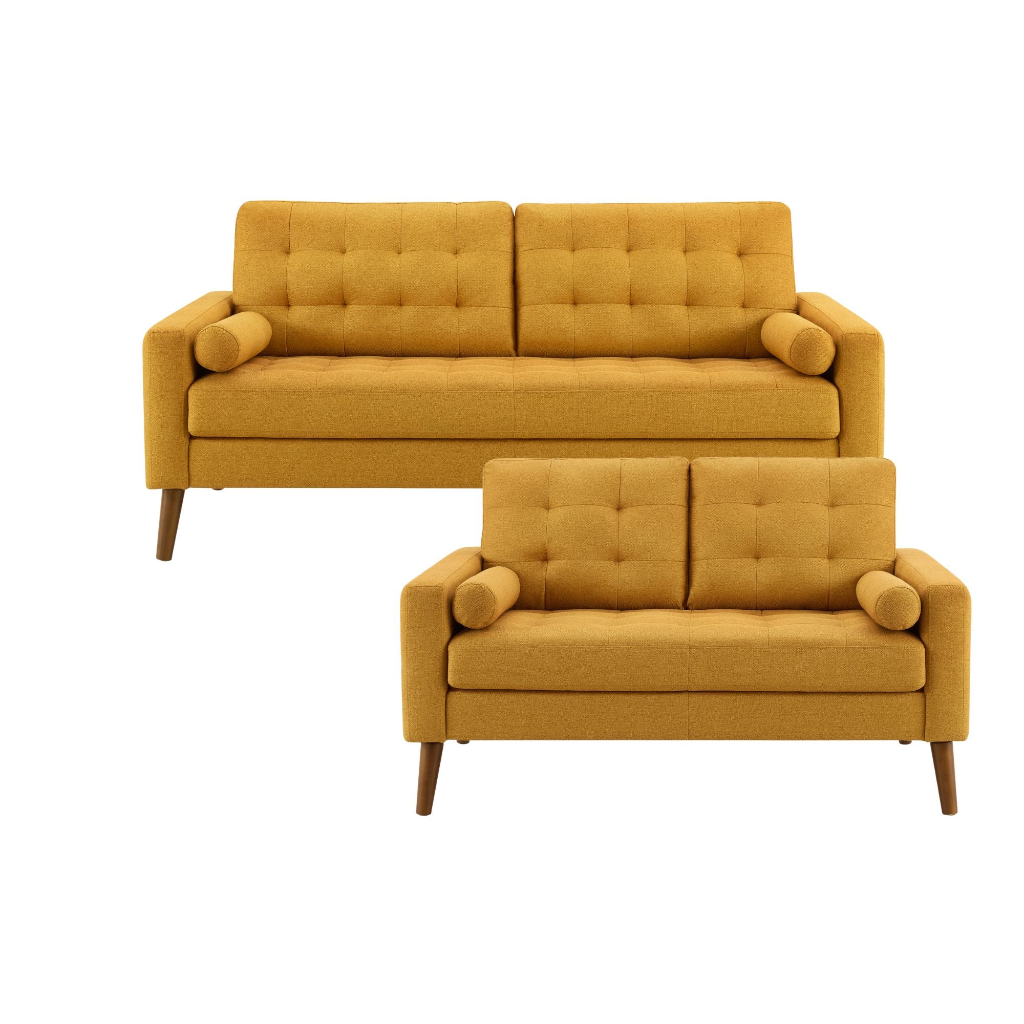 Monroe Sofa Set Orange | CastleUp Experience Centre Online Furniture