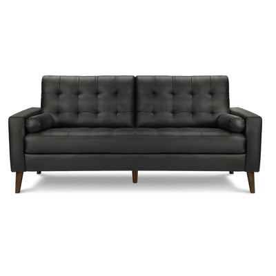 Monroe Sofa Set Black PU | CastleUp Experience Centre Online Furniture