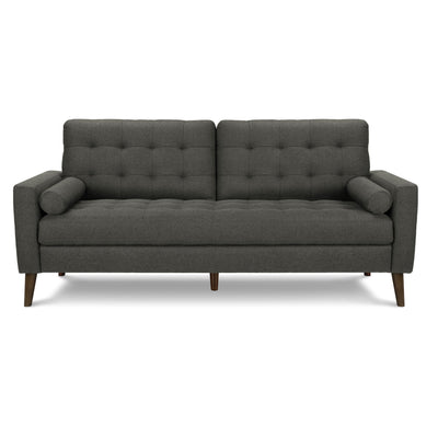 Monroe 75 inch Sofa Dark Grey | CastleUp Experience Centre Online Furniture