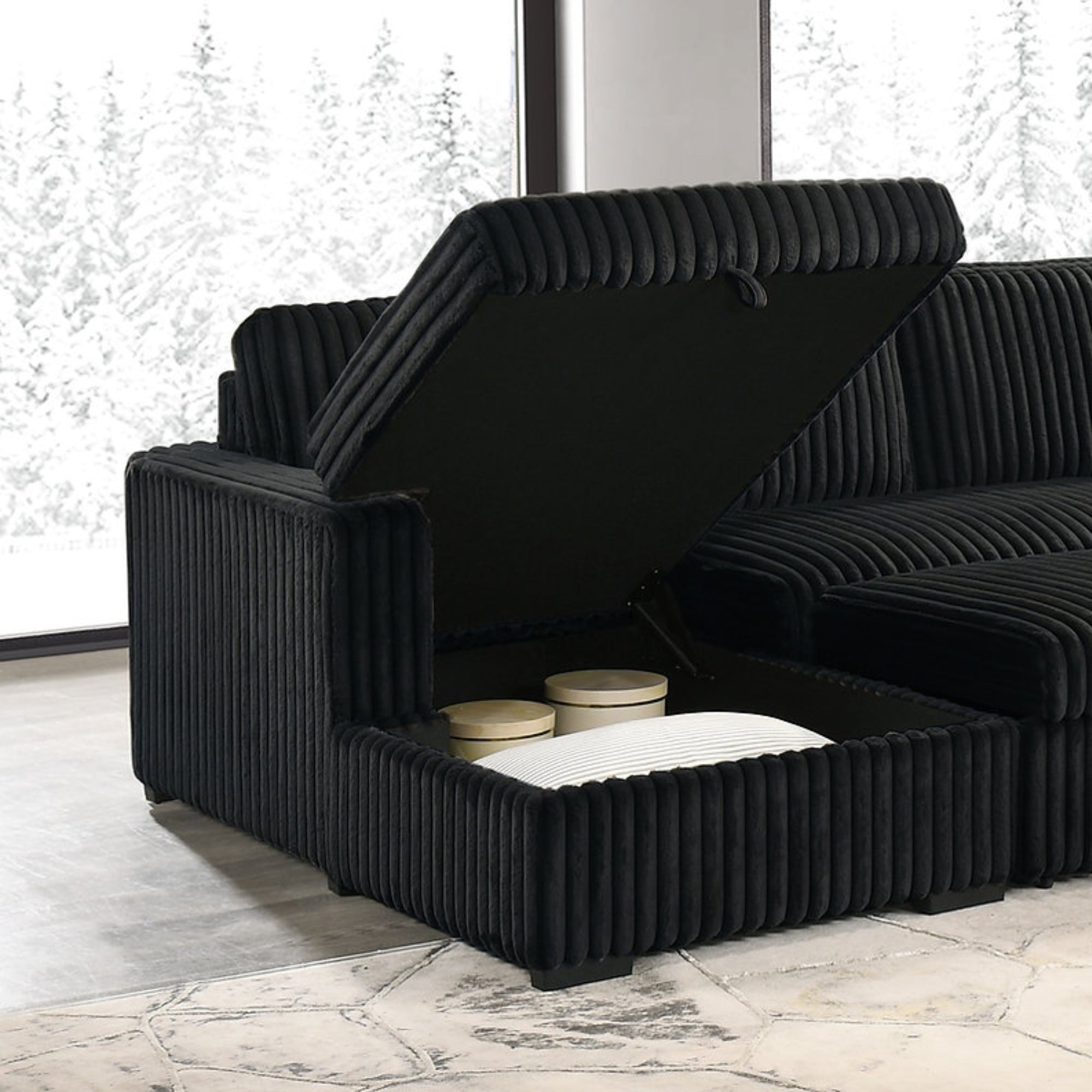 Lincoln LHF Sectional Sleeper | CastleUp Experience Centre