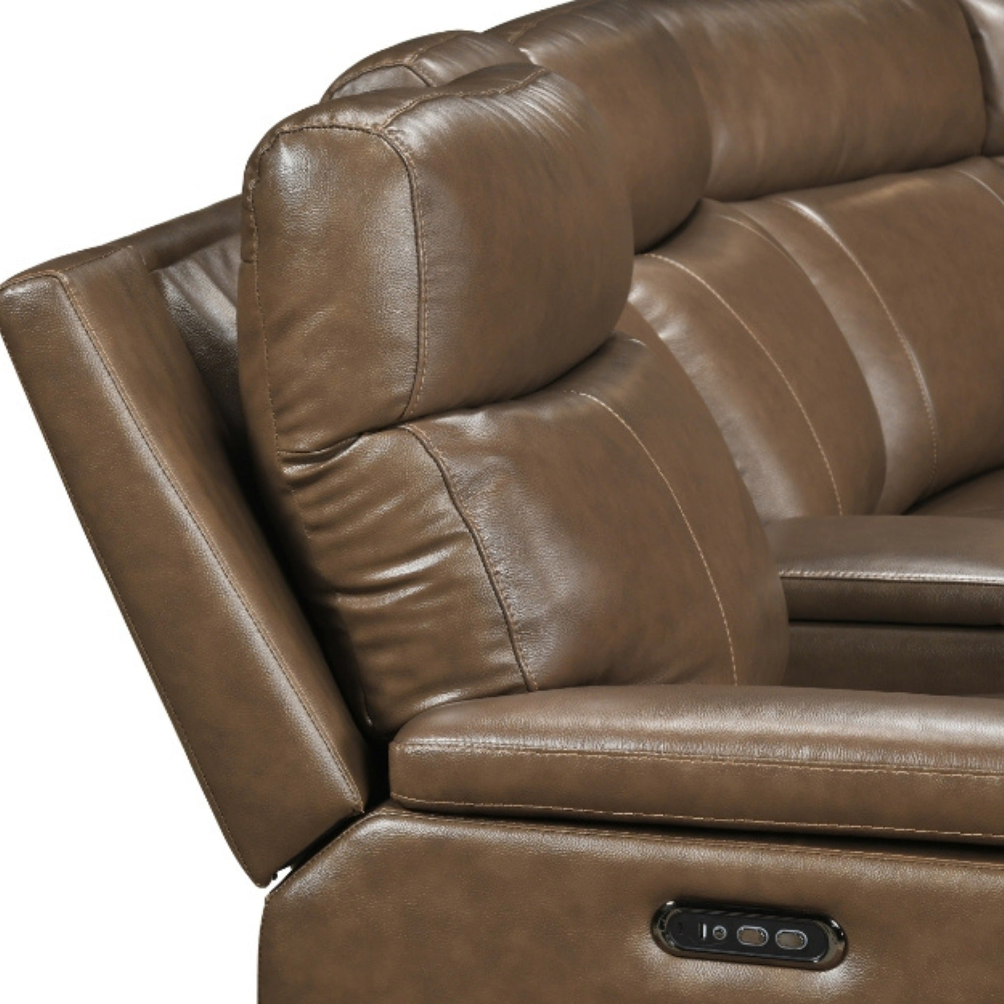 Celestia 6-Piece Leather Modular Power Reclining Sectional