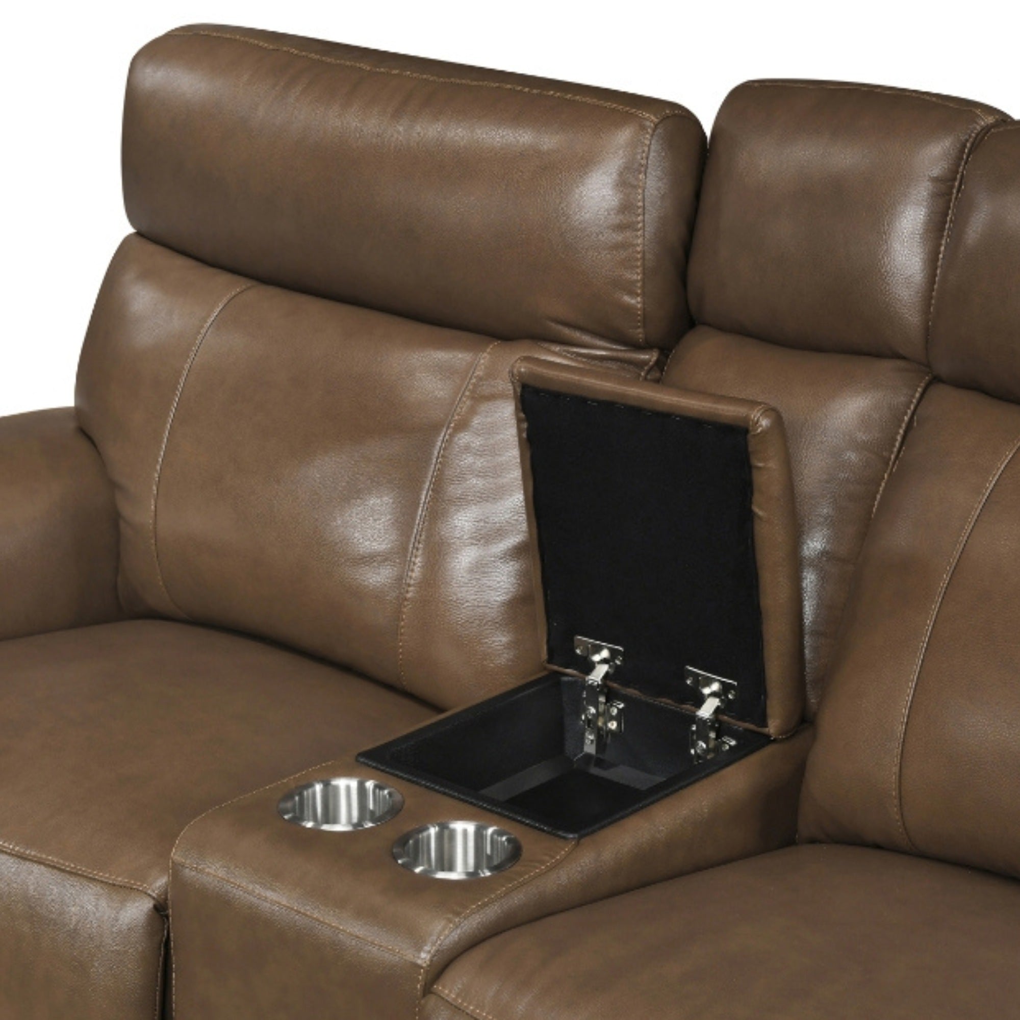 Celestia 6-Piece Leather Modular Power Reclining Sectional