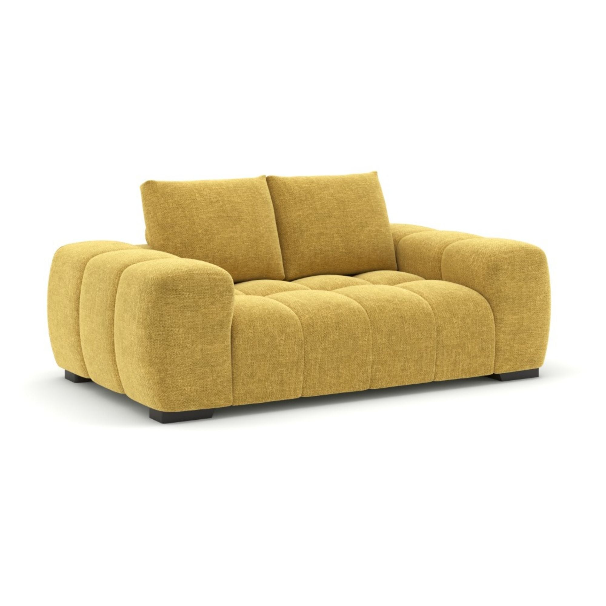 Zara Collection Loveseat in Yellow | CastleUp Experience Centre Online Furniture