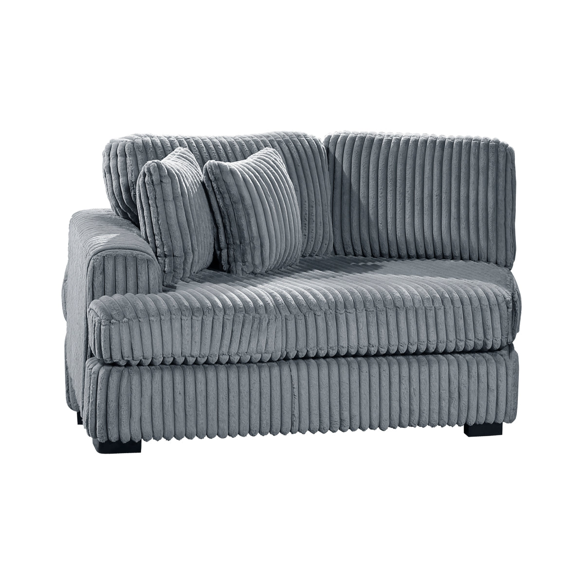 MAZ Warwick Collection 2-piece sectional sofa with left cuddler, featuring plush upholstery and modern design, shown without background.