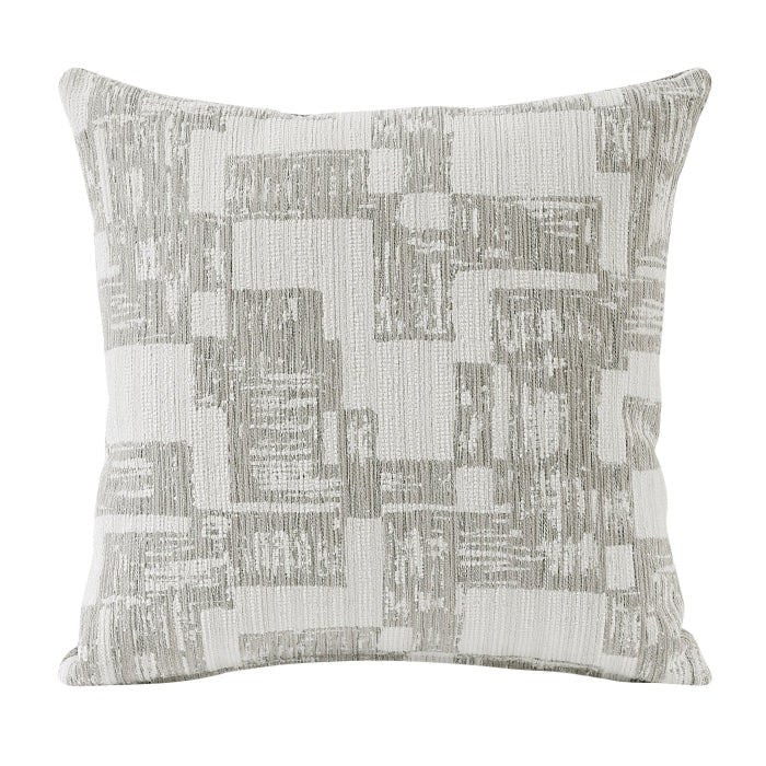 MAZ Sarah 3-seat sofa with plush cushions and wooden legs, shown with a decorative pillow on a light background.