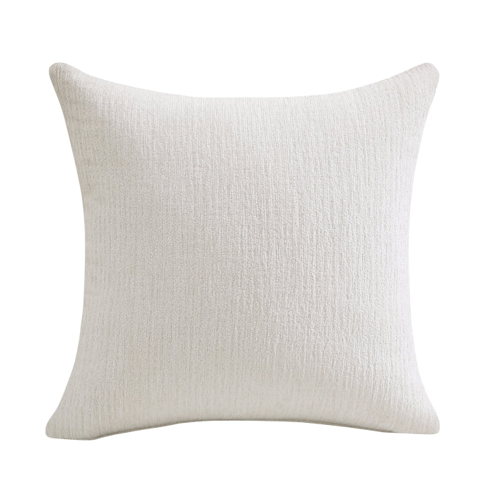 Cream-colored MAZ Frances Collection 3-seat sofa with plush cushions, styled for modern living rooms.