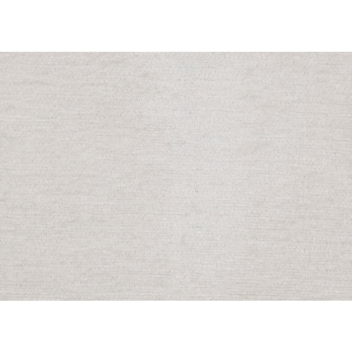 Cream-colored MAZ Frances Collection 3-seat sofa with plush cushions, shown in a close-up swatch image.