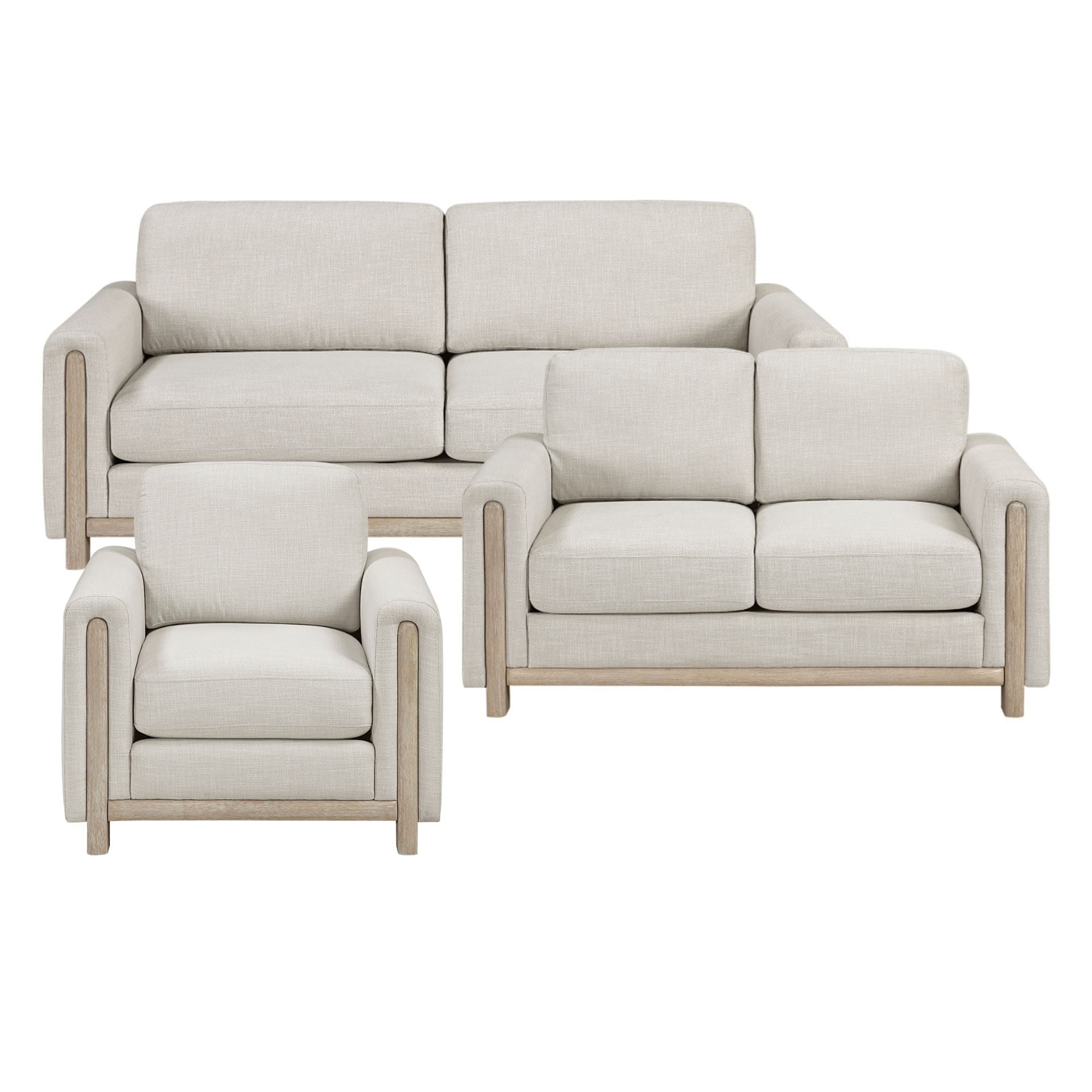 Echo Collection Sofa Set Beige | CastleUp Experience Centre Online Furniture