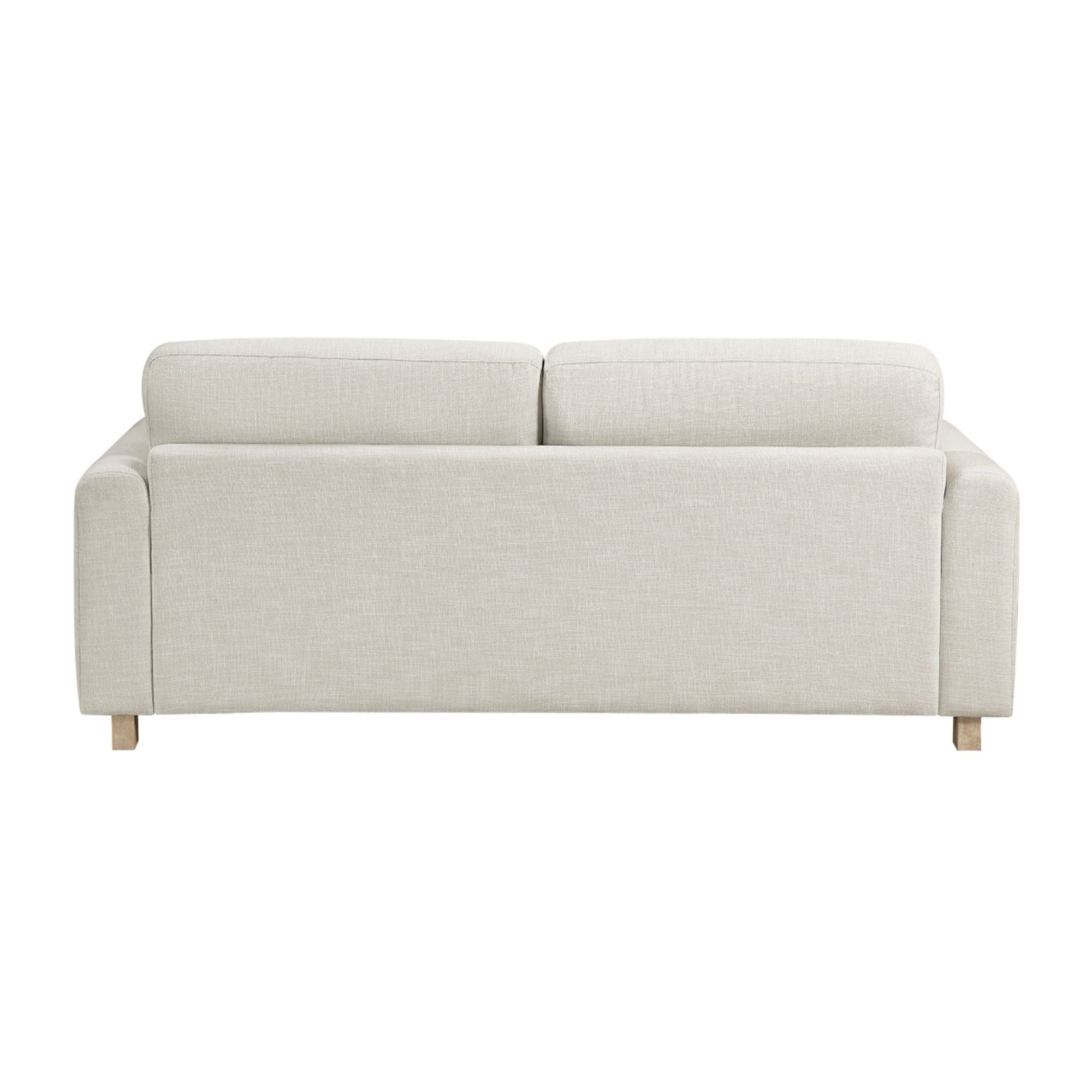MAZ Echo Collection beige sofa set with plush cushions and modern design, ideal for stylish living room seating.