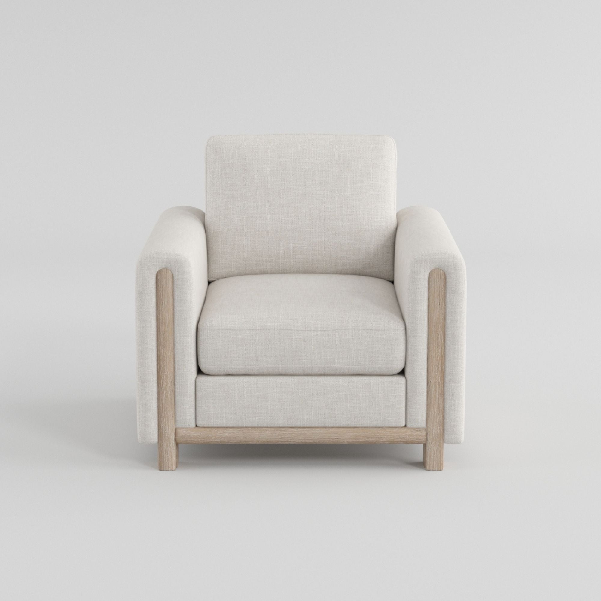 Beige MAZ Echo Collection sofa set with plush cushions and modern design, perfect for contemporary living rooms.