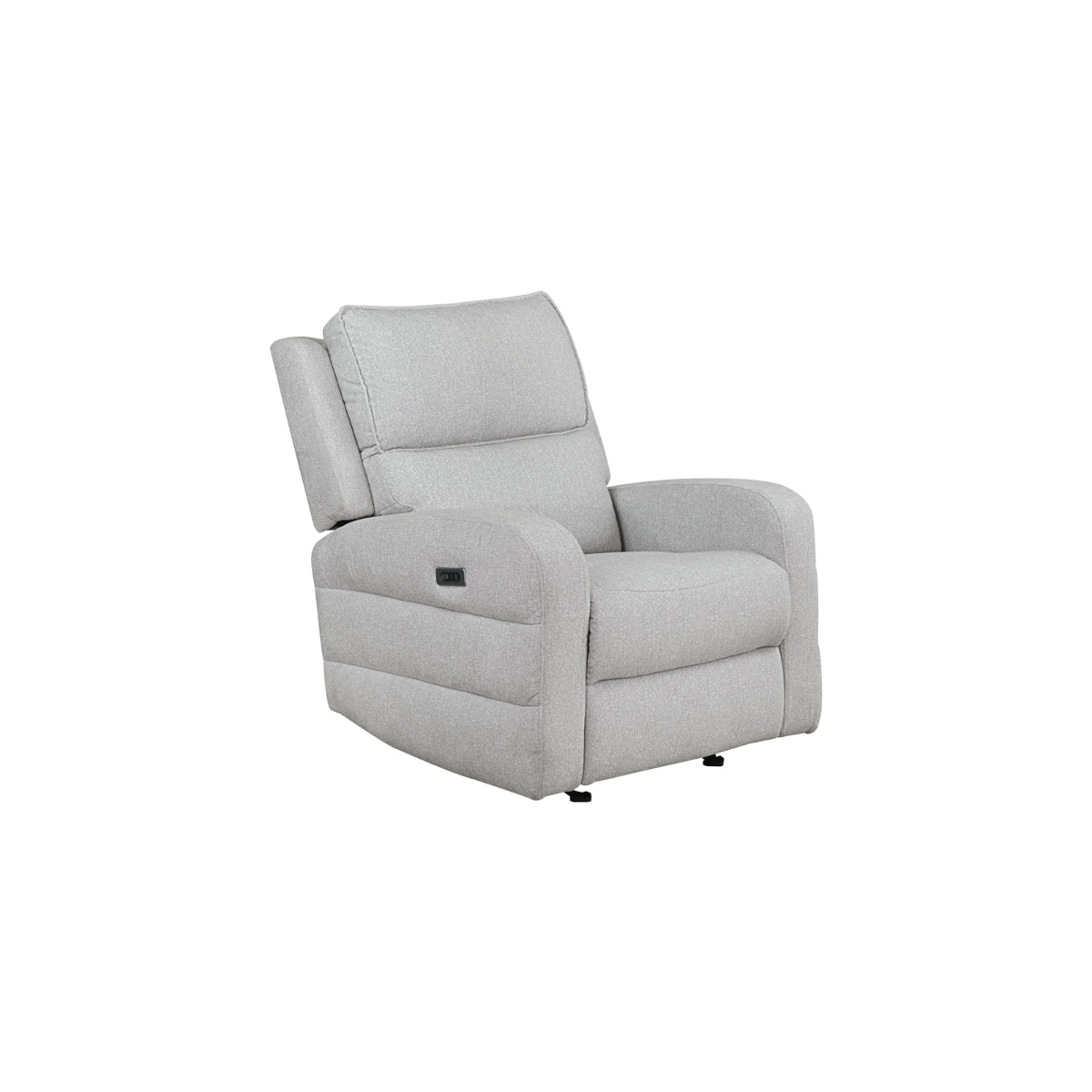 Thorne II Collection Glider Recliner Chair in Light Grey | CastleUp Experience Centre Online Furniture