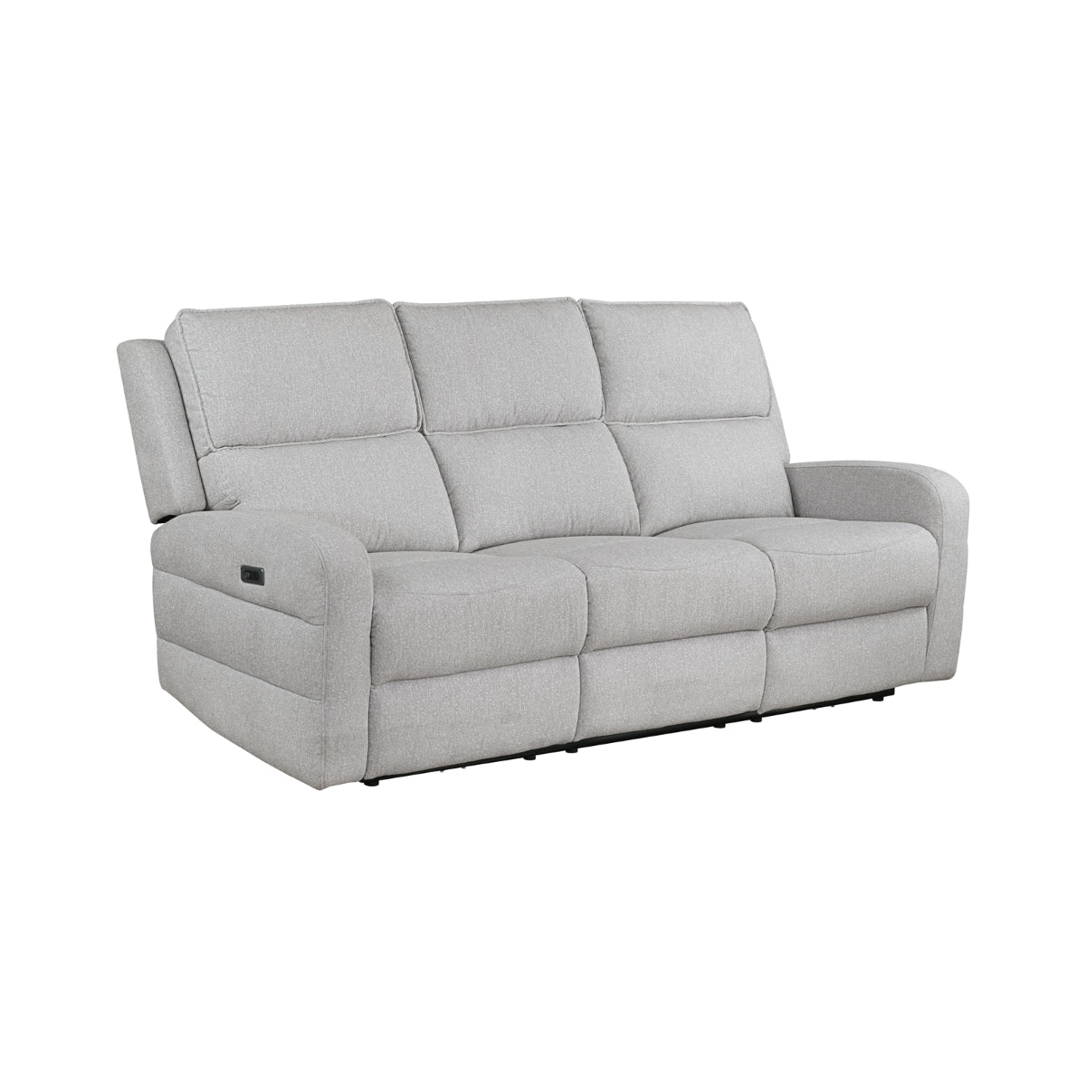 Thorne II Collection Double Recliner Sofa in Light Grey | CastleUp Experience Centre Online Furniture