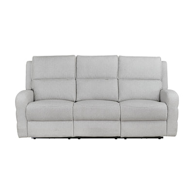 Thorne II Collection Double Recliner Sofa in Light Grey | CastleUp Experience Centre Online Furniture