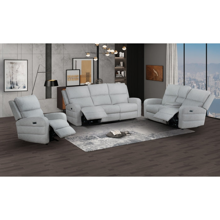 Thorne II Collection Double Recliner Sofa in Light Grey | CastleUp Experience Centre Online Furniture