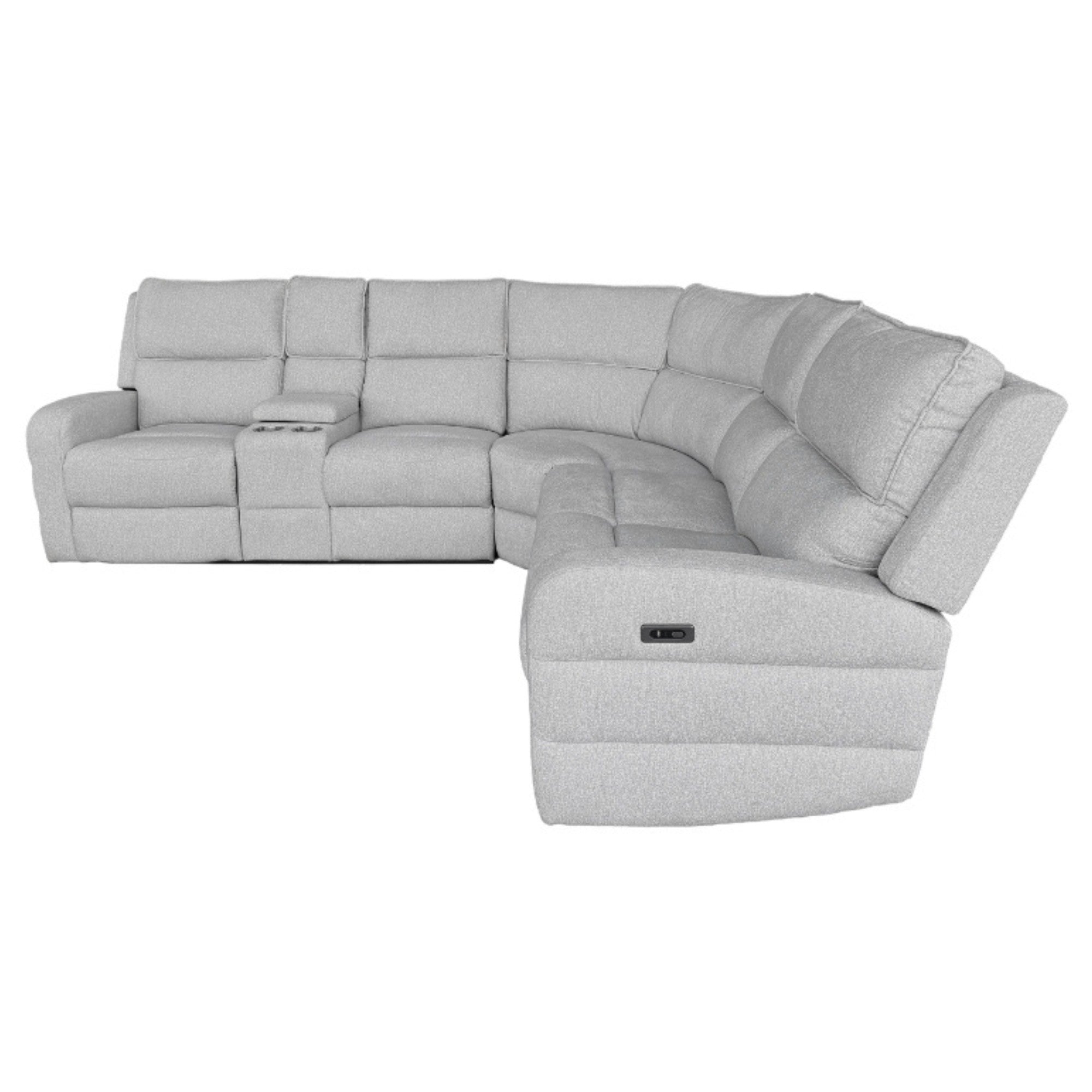 Sectionnel inclinable électrique modulaire 6 pièces Celestia