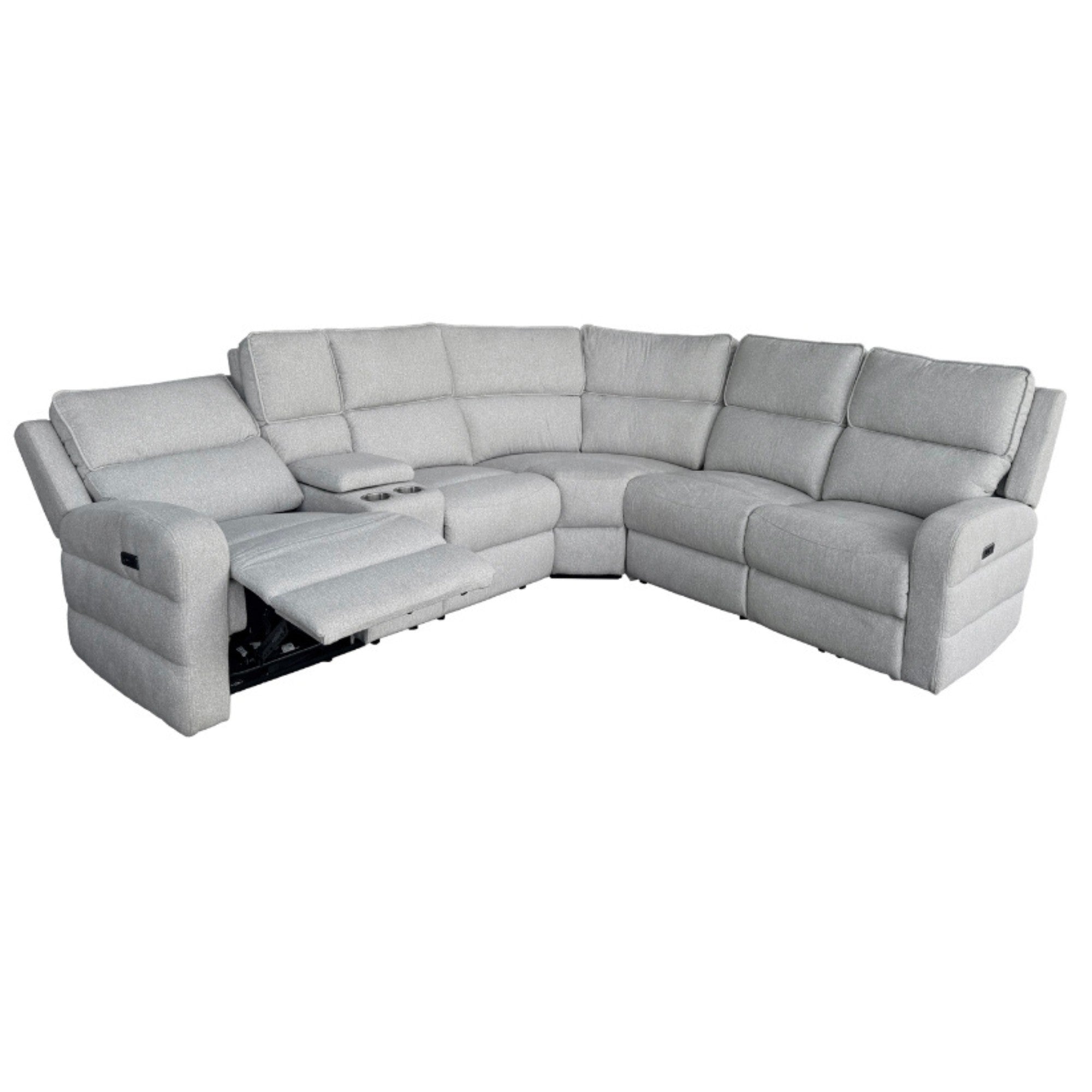 Sectionnel inclinable électrique modulaire 6 pièces Celestia