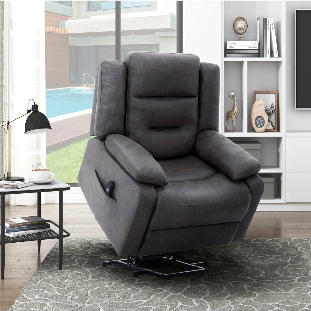 Pike Collection Power Lift Chair in Grey | CastleUp Experience Centre Online Furniture