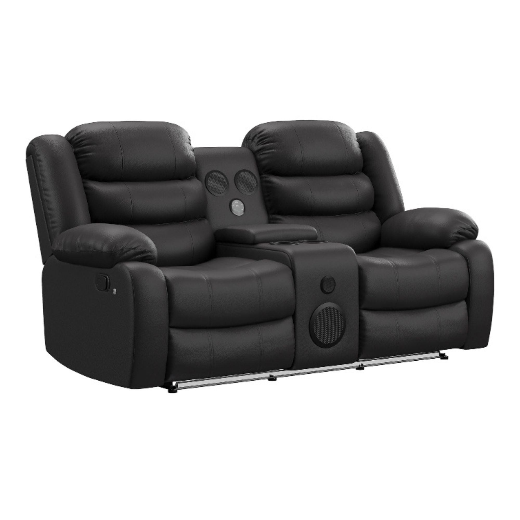 DeWolffe 2-Piece Reclining Set in Black | CastleUp Experience Centre Online Furniture