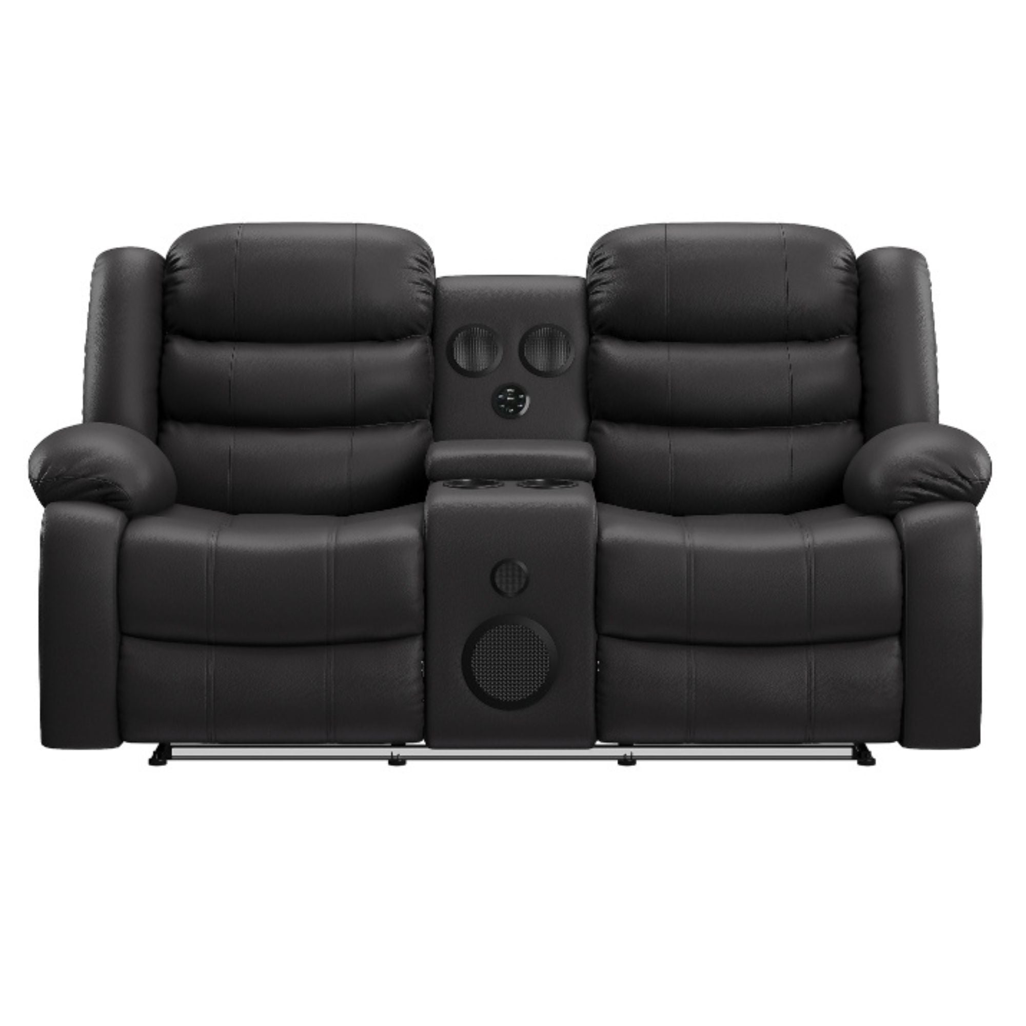 DeWolffe 2-Piece Reclining Set in Black | CastleUp Experience Centre Online Furniture