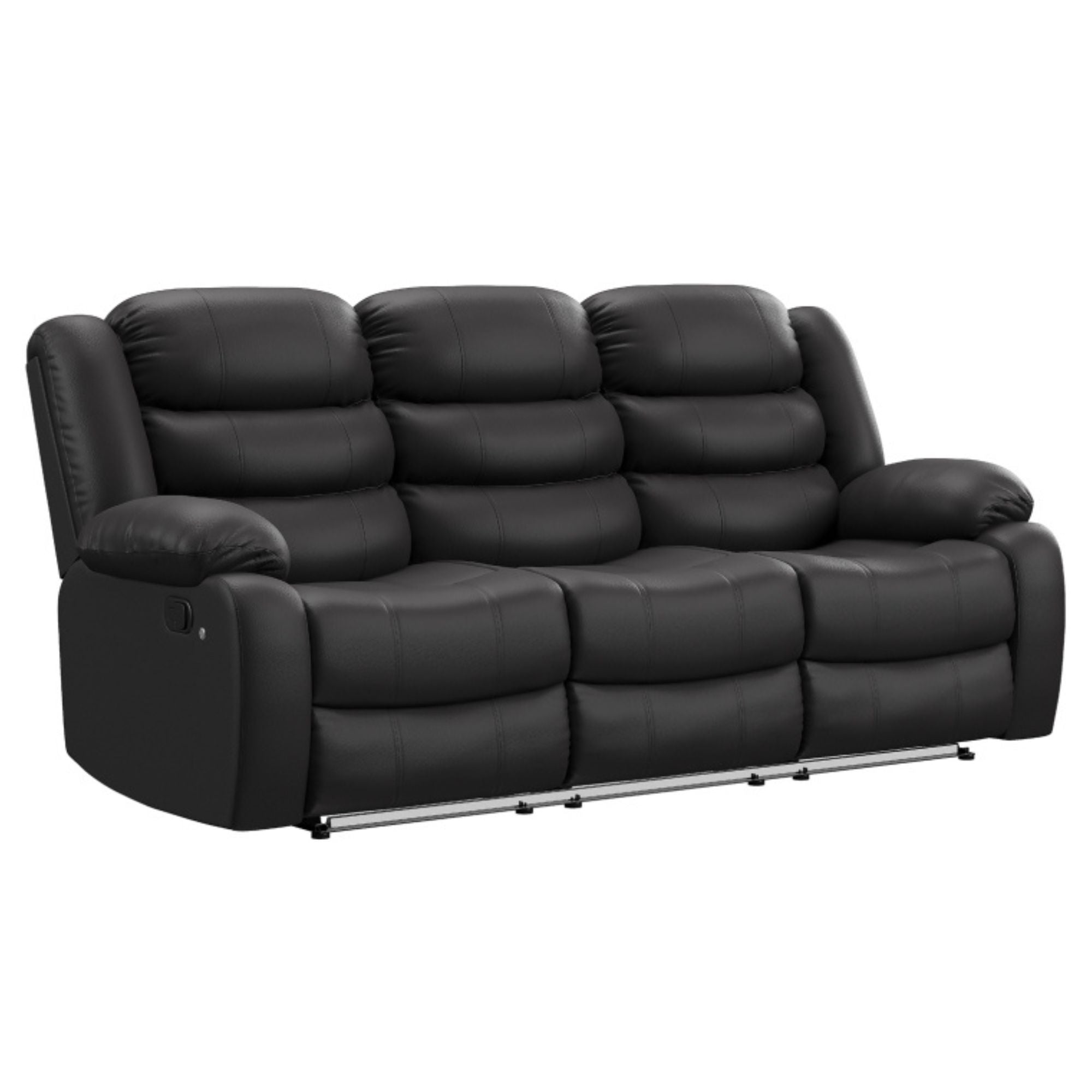 DeWolffe 2-Piece Reclining Set in Black | CastleUp Experience Centre Online Furniture