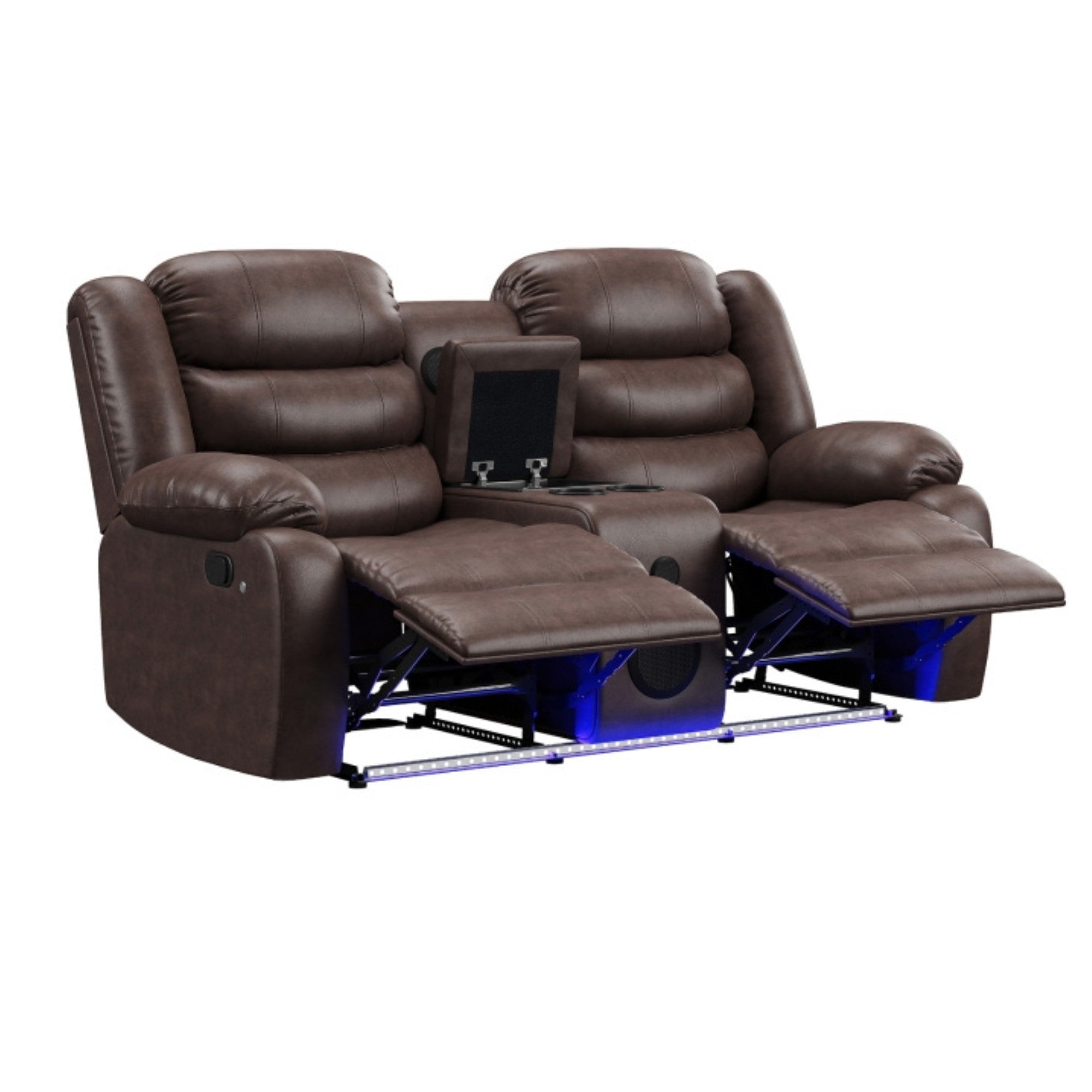 DeWolffe Reclining Set in Brown | CastleUp Experience Centre Online Furniture