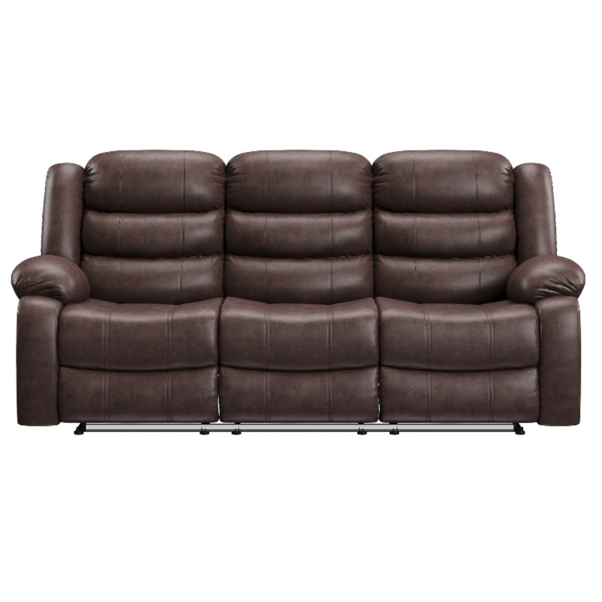 DeWolffe Reclining Set in Brown | CastleUp Experience Centre Online Furniture