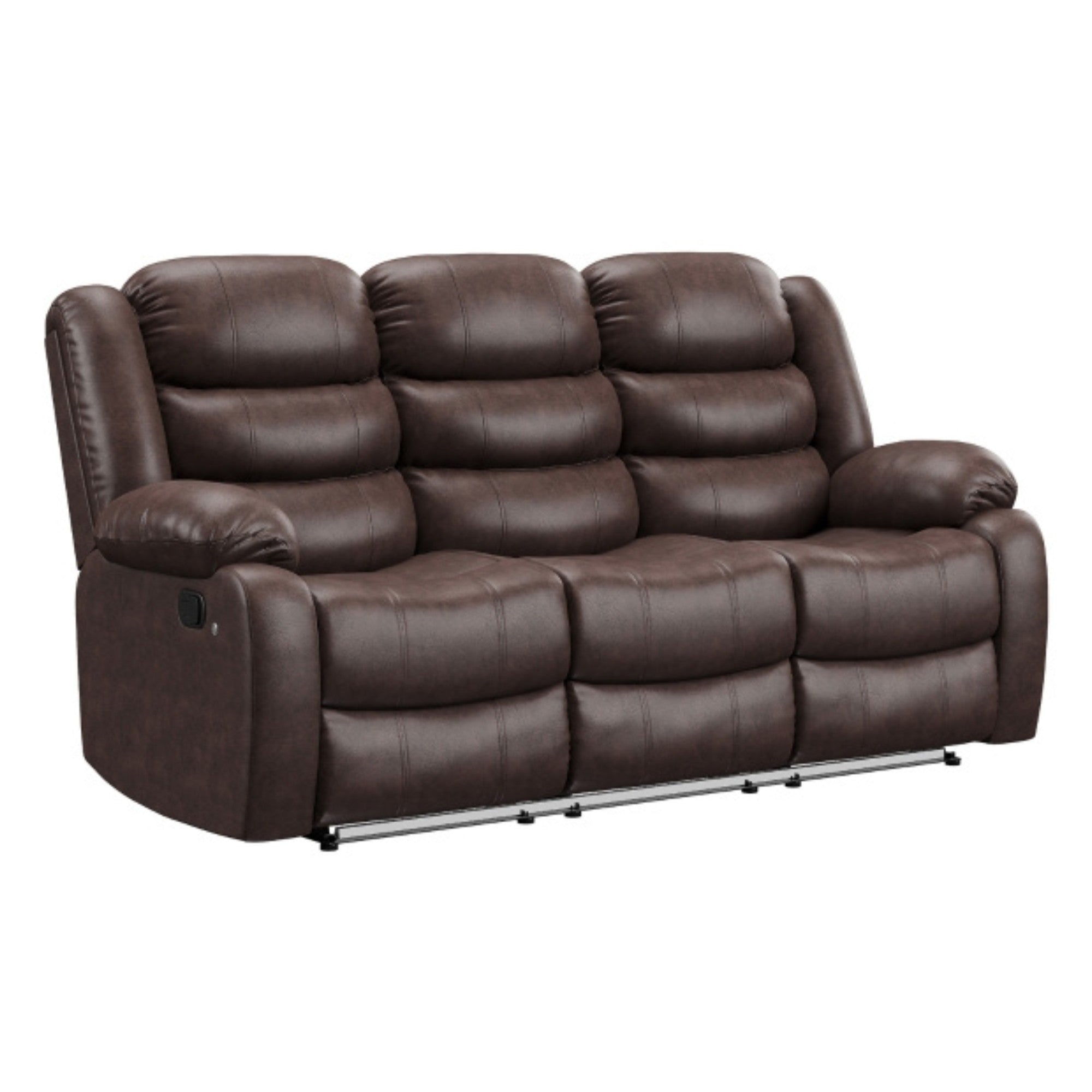 DeWolffe Reclining Set in Brown | CastleUp Experience Centre Online Furniture
