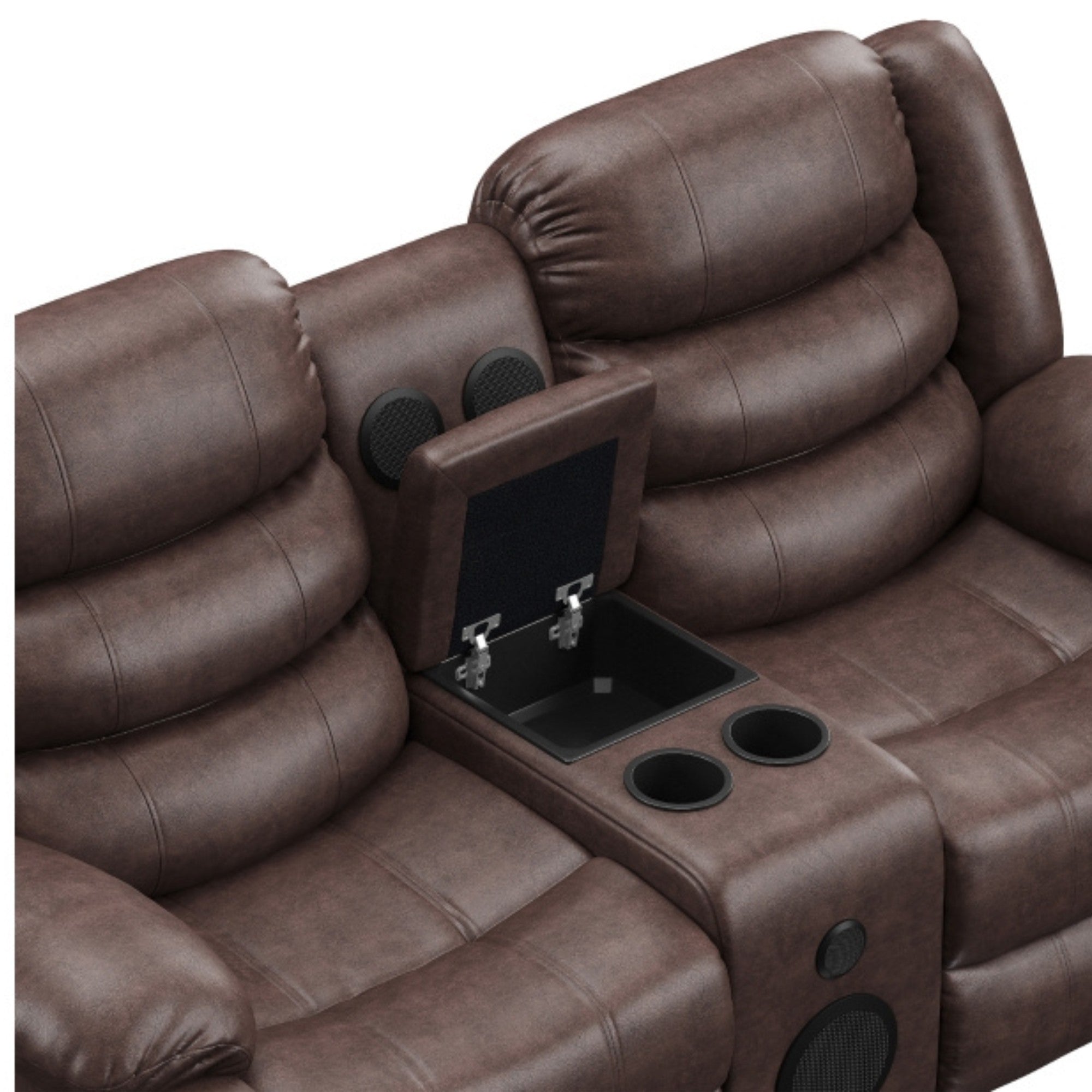 DeWolffe Reclining Set in Brown | CastleUp Experience Centre Online Furniture
