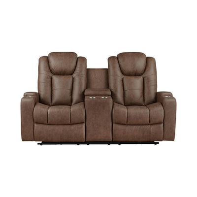 McBride II Power Reclining Loveseat in Brown | CastleUp Experience Centre Online Furniture