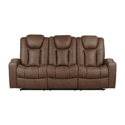 McBride II Power Reclining Sofa in Brown | CastleUp Experience Centre Online Furniture