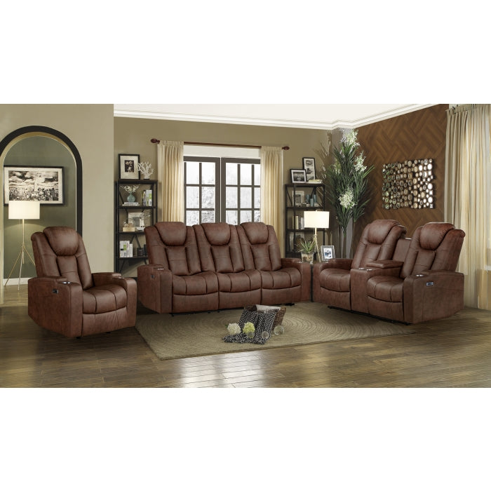 McBride II Power Reclining Loveseat in Brown | CastleUp Experience Centre Online Furniture