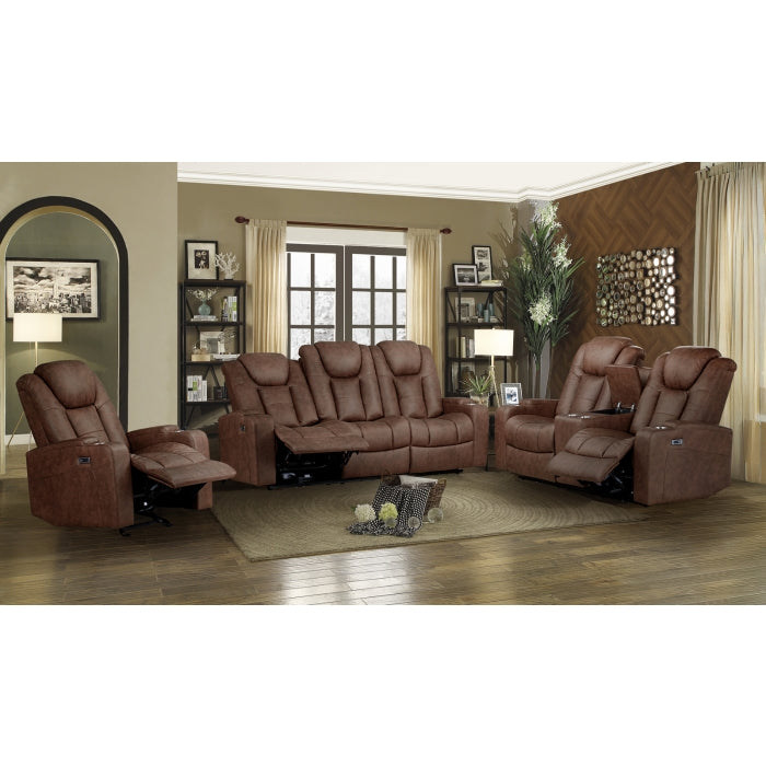 McBride II Power Reclining Sofa in Brown | CastleUp Experience Centre Online Furniture