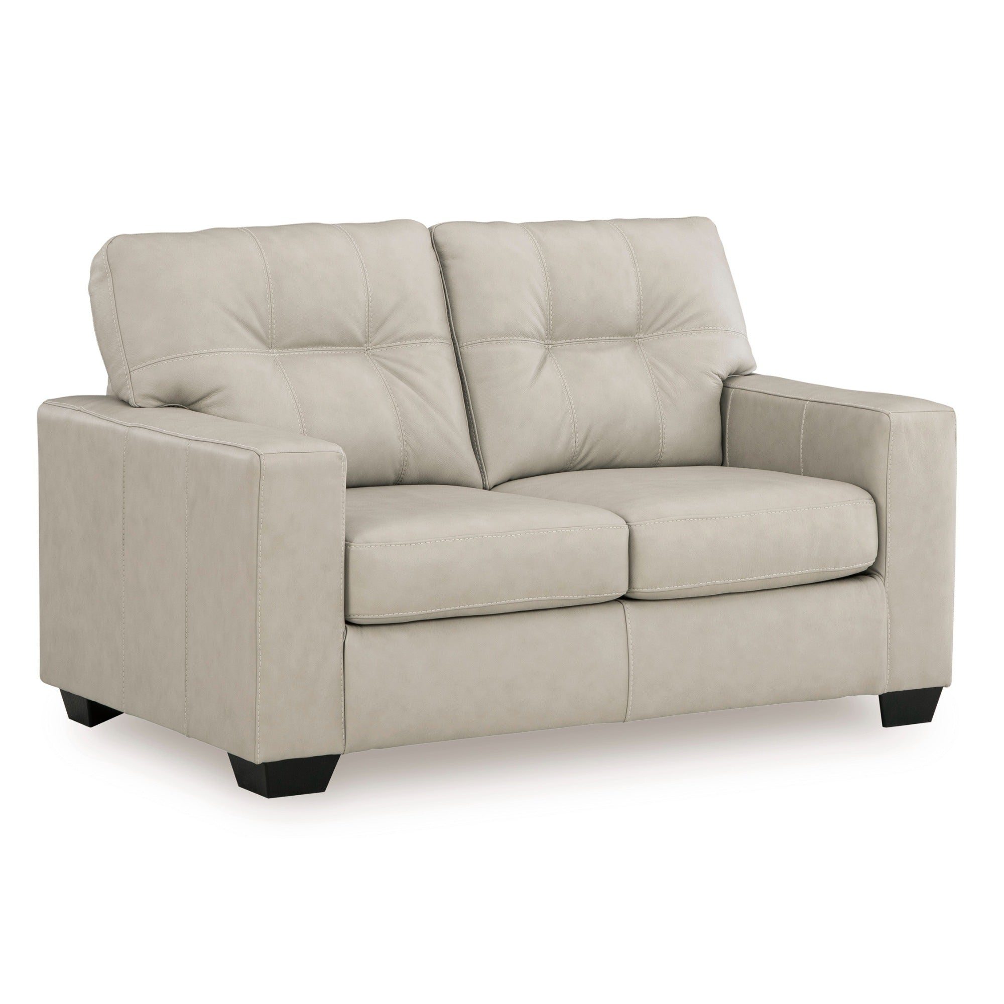 Santorine Leather Sofa Set Beige