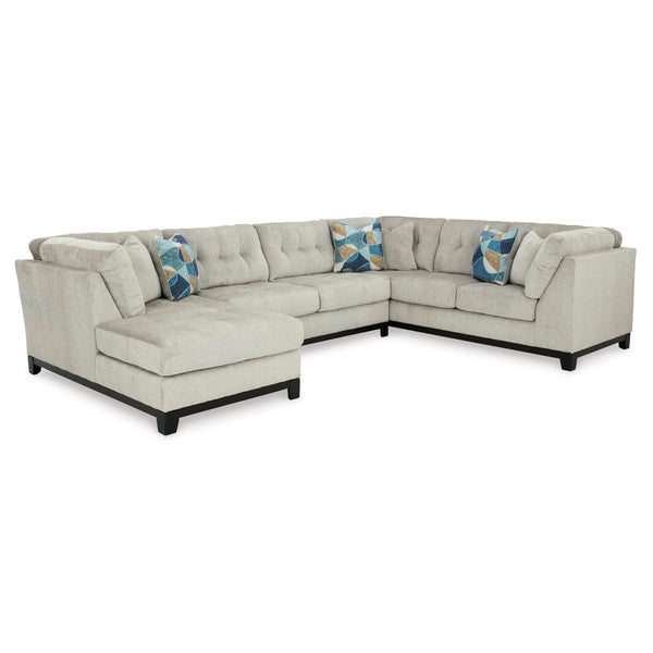 Maxon Place 3-Piece Sectional with Chaise Stone
