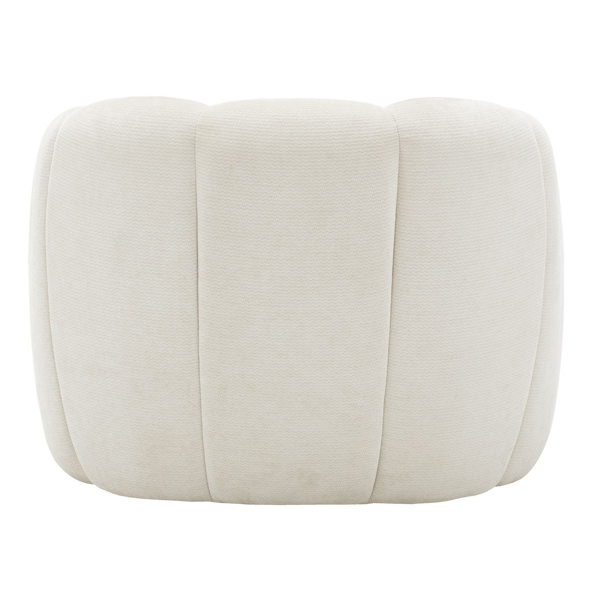 Fauteuil d'appoint en tissu gris clair I8005