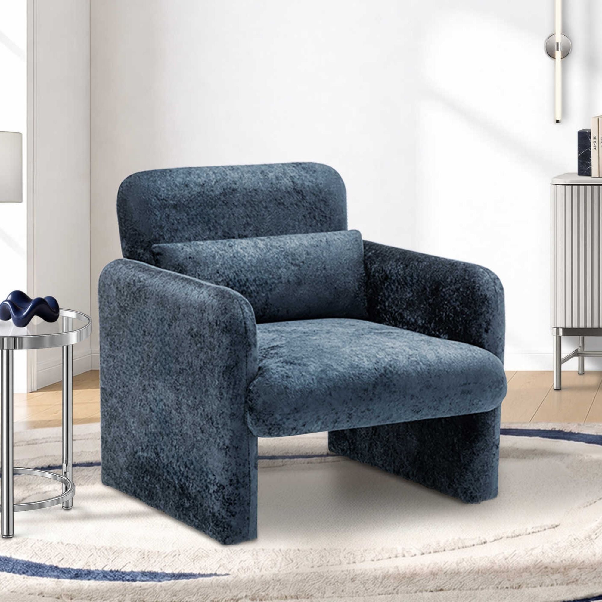 Rowan Accent Chair in Blue