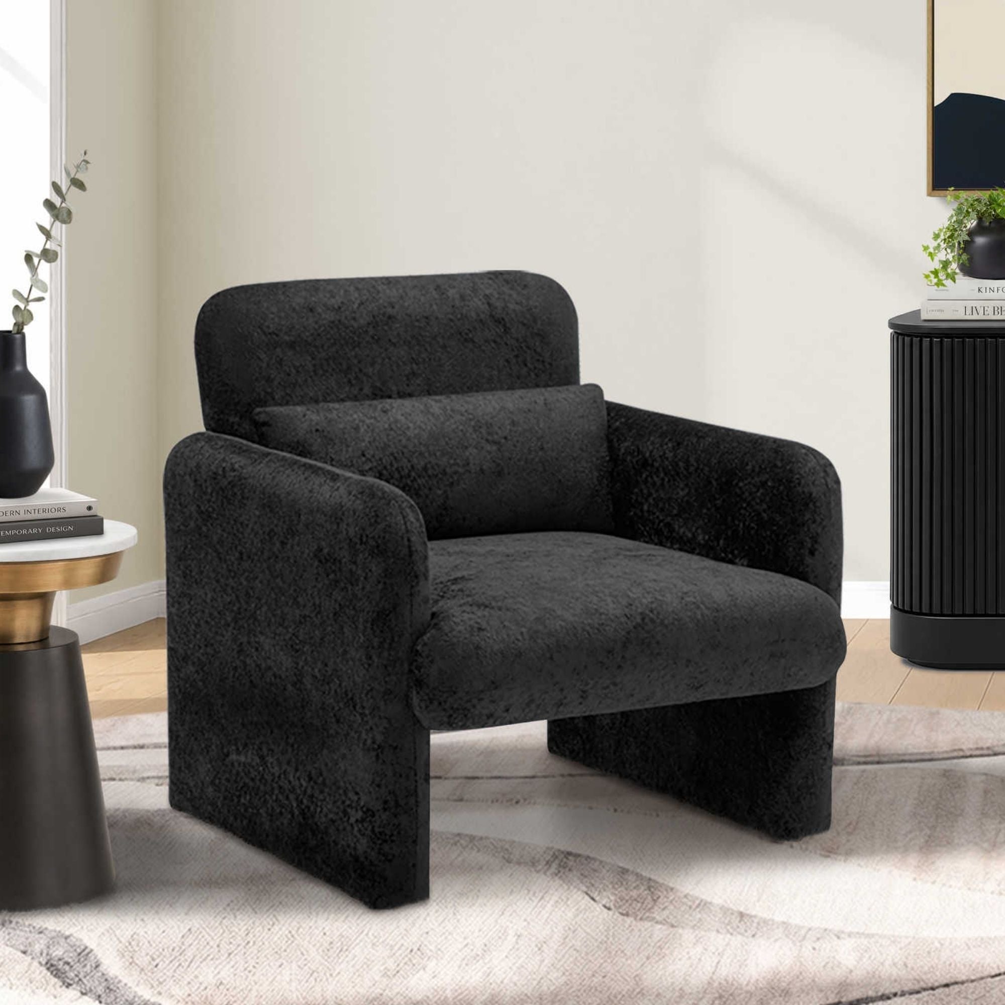 Rowan Accent Chair in Black