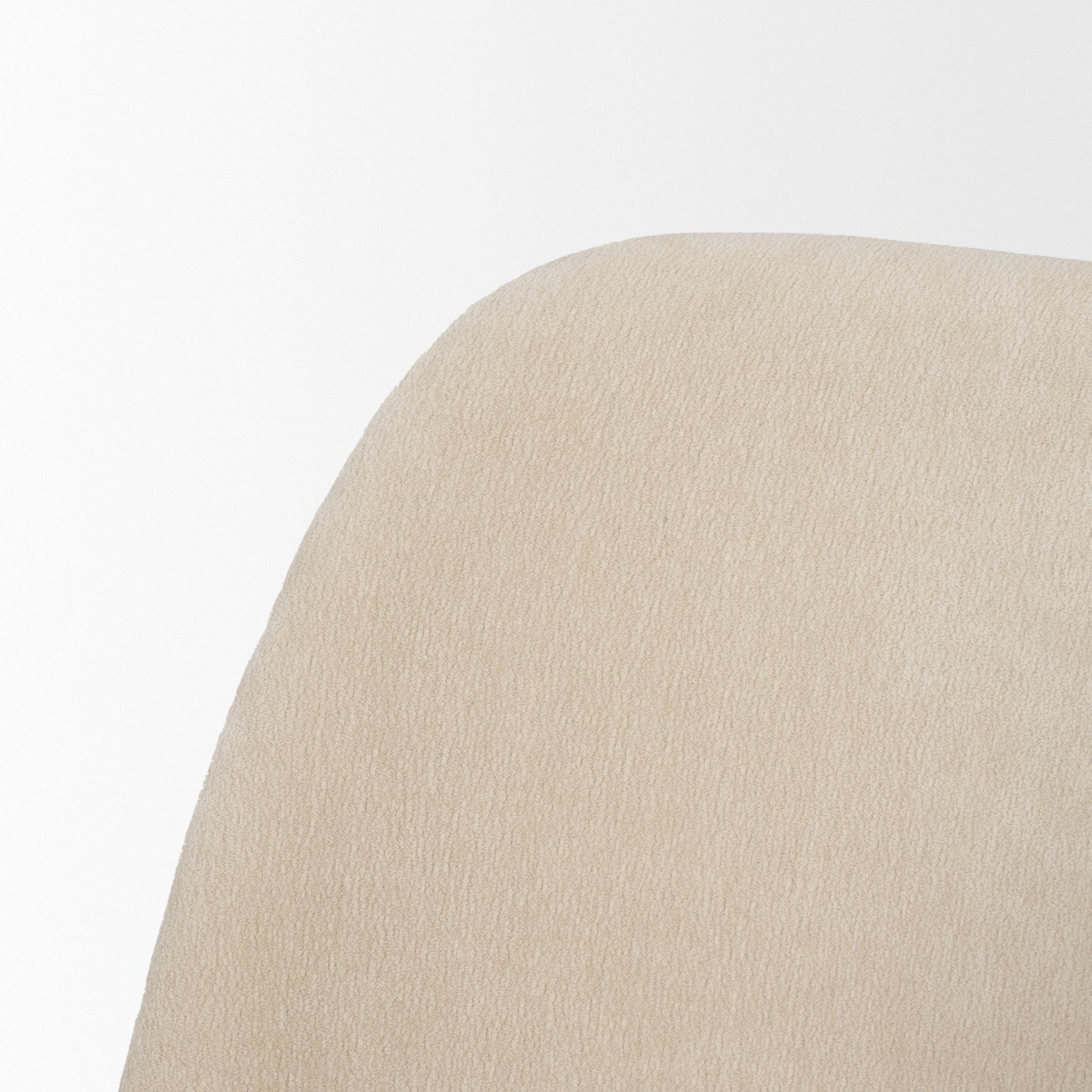 Mercana Abbie Collectional Curve Back Dining Chair in Oatmeal/Brown | CastleUp Experience Centre Online Furniture