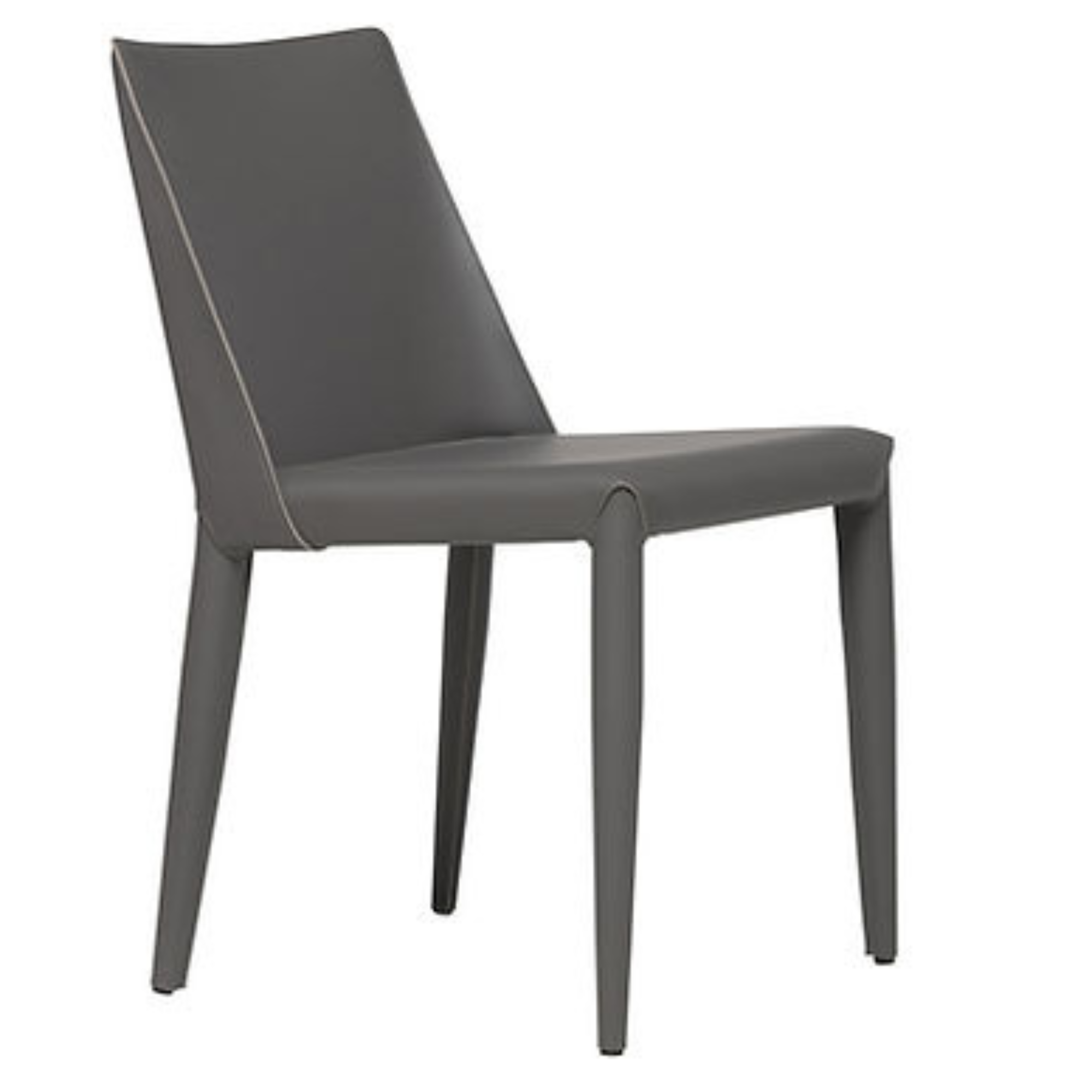 Grey Ace Dining Chair from Elite Living collection featuring modern design and cushioned seat for comfortable dining.