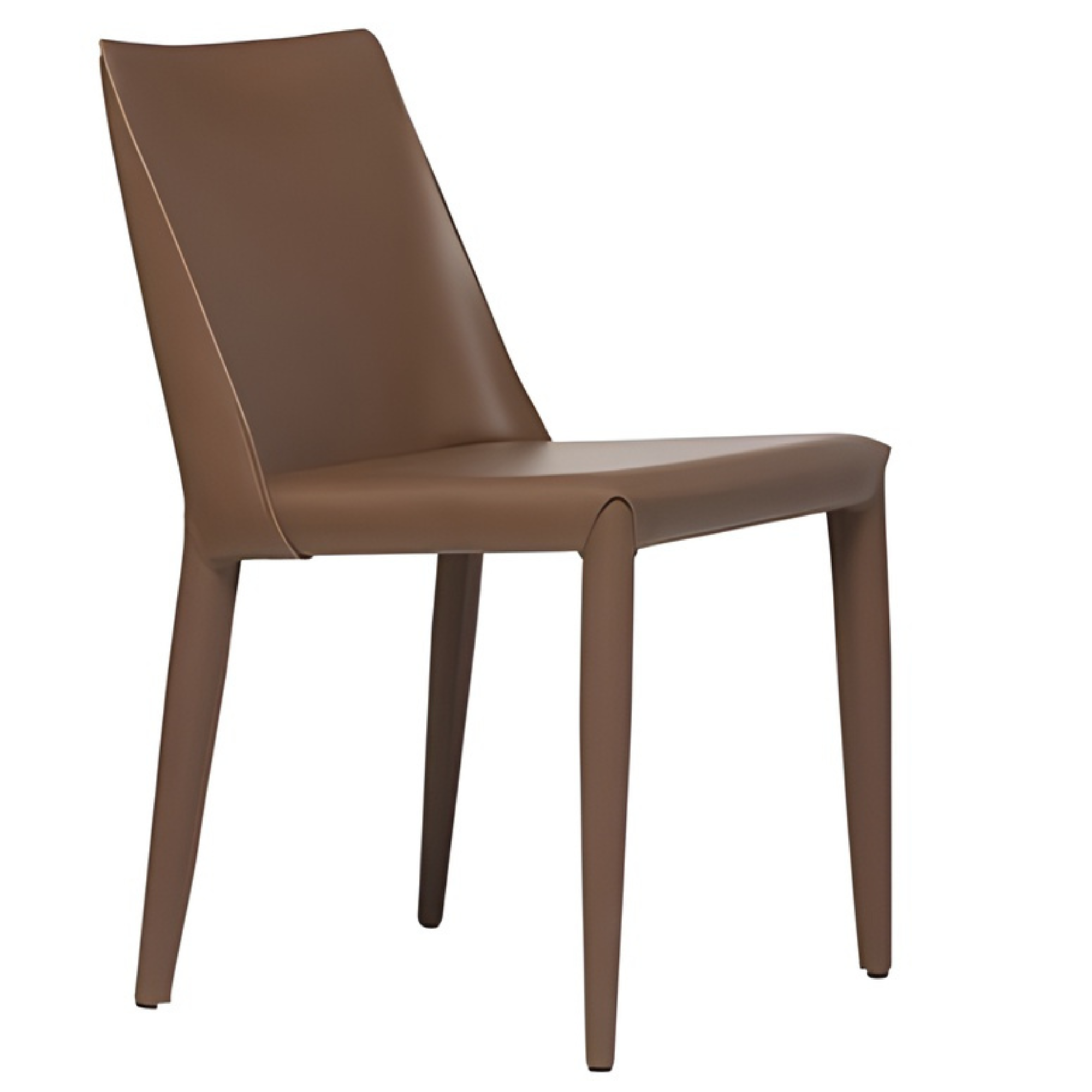 Elite Living Ace Dining Chair in Mink, modern upholstered dining chair with sleek design and comfortable cushioning.