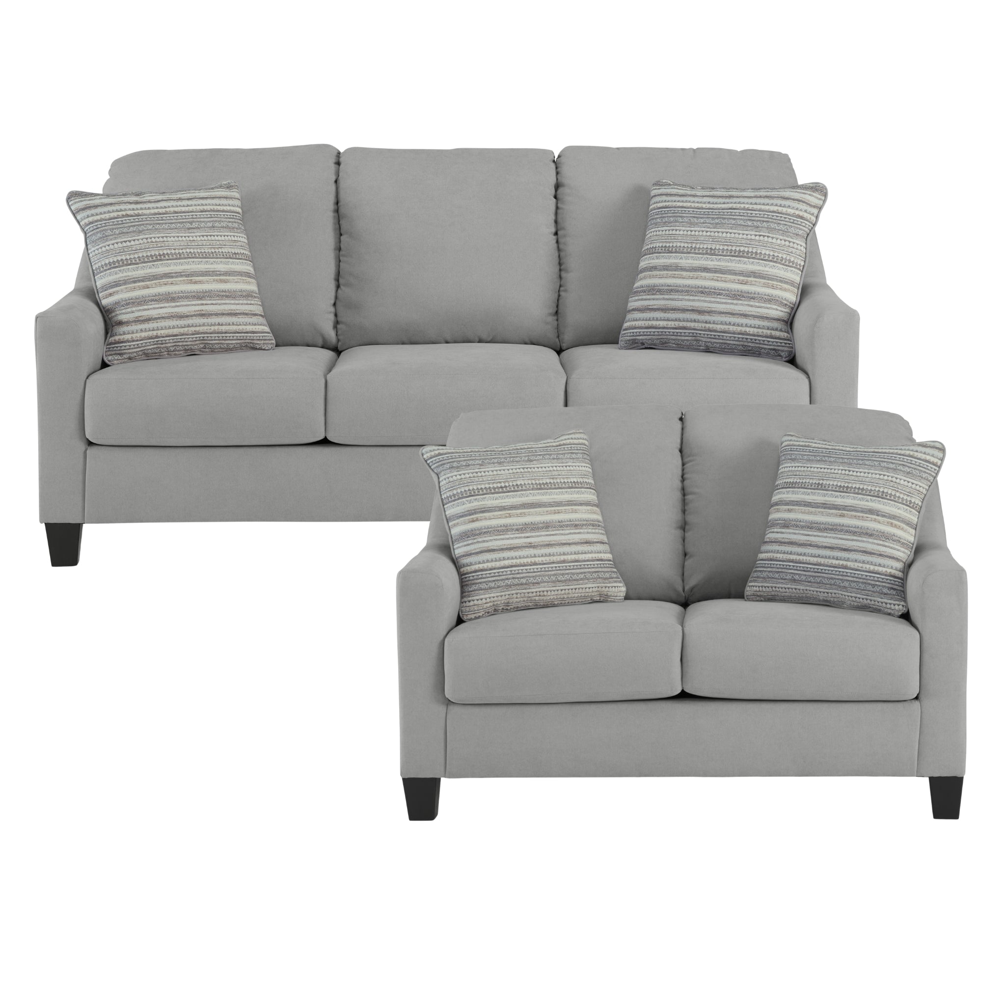 Adlai Sofa Set in Shadow