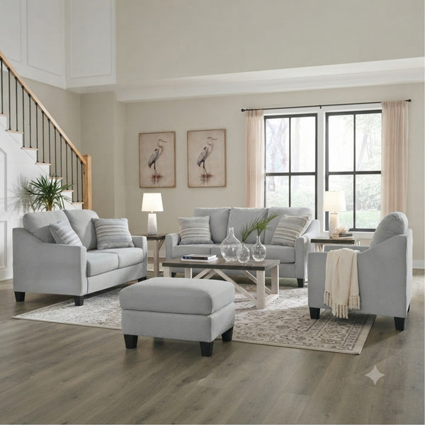 Adlai Sofa Set in Shadow