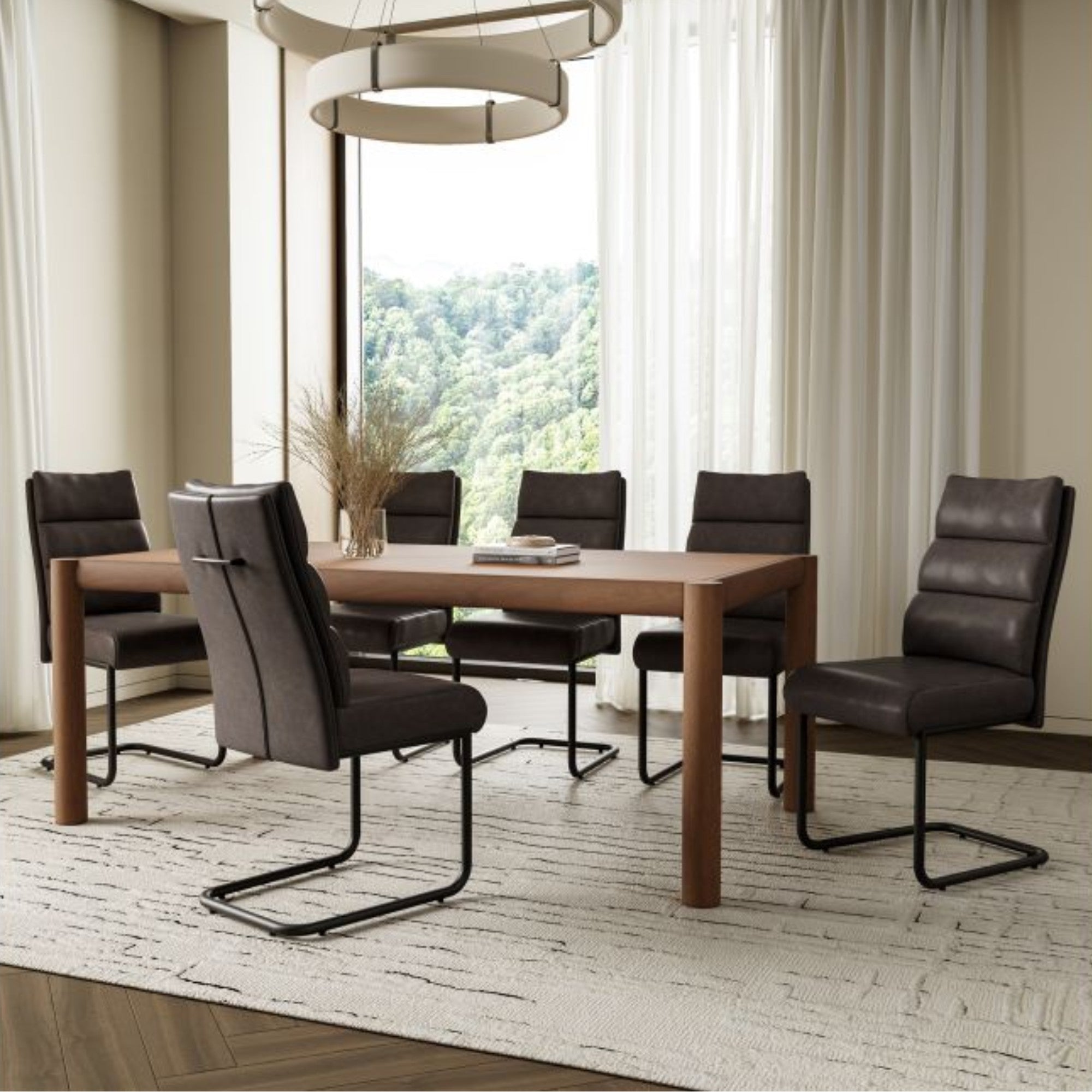 Advik and Brodi 7-Piece Dining Set