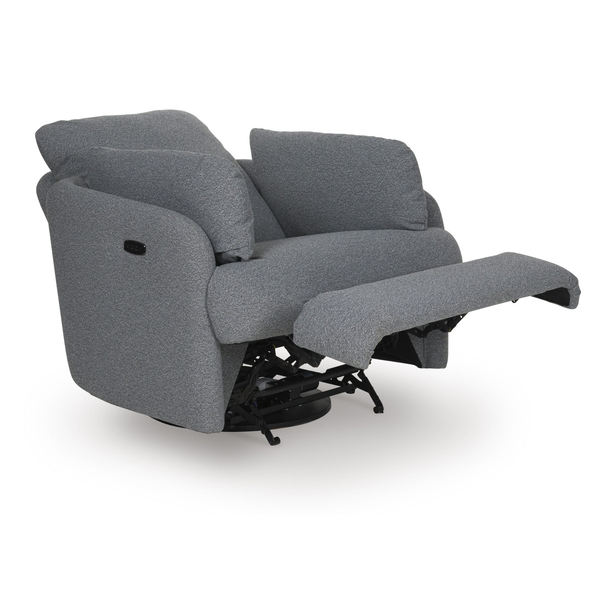 Alainmont Next-Gen Nuvella Swivel Power Reclining Chair Grey