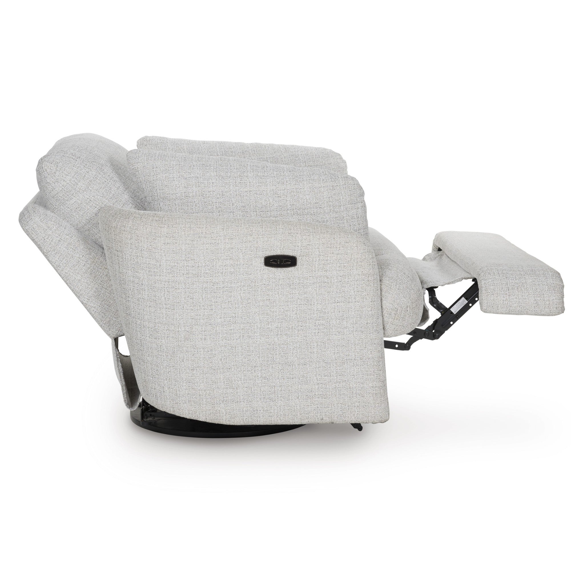 Alainmont Next-Gen Nuvella Swivel Power Reclining Chair Light Grey