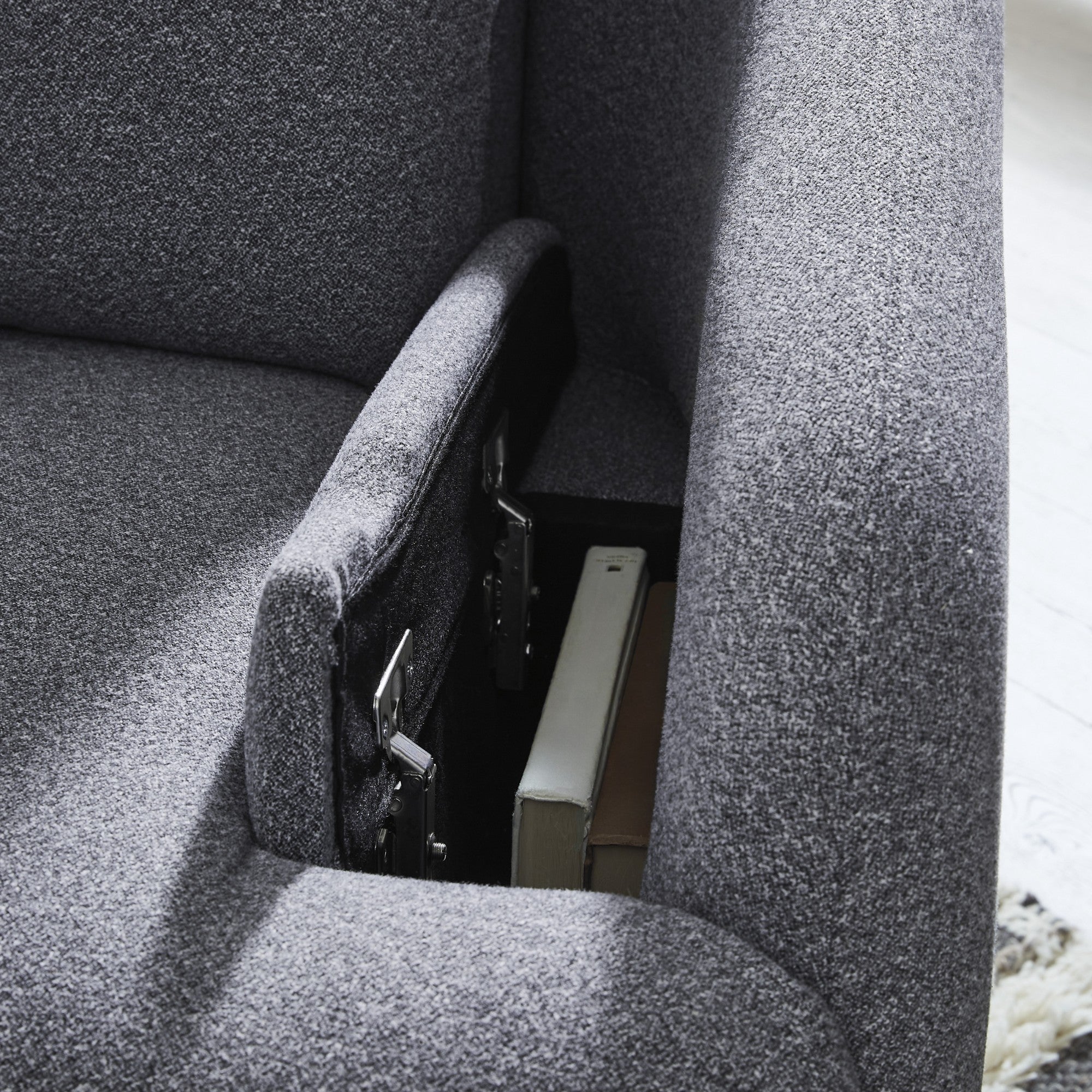 Alainmont Next-Gen Nuvella Swivel Power Reclining Chair Grey