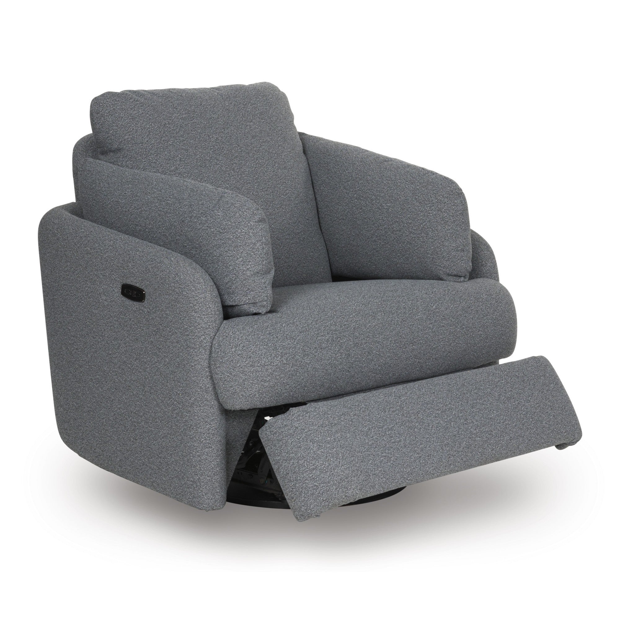 Alainmont Next-Gen Nuvella Swivel Power Reclining Chair Grey